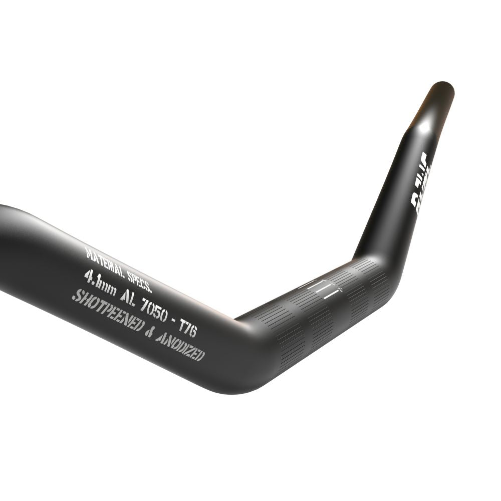Black Handlebar With Knurled Grips Designed For ATV