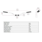 Black Handlebar With Knurled Grips Designed For ATV
