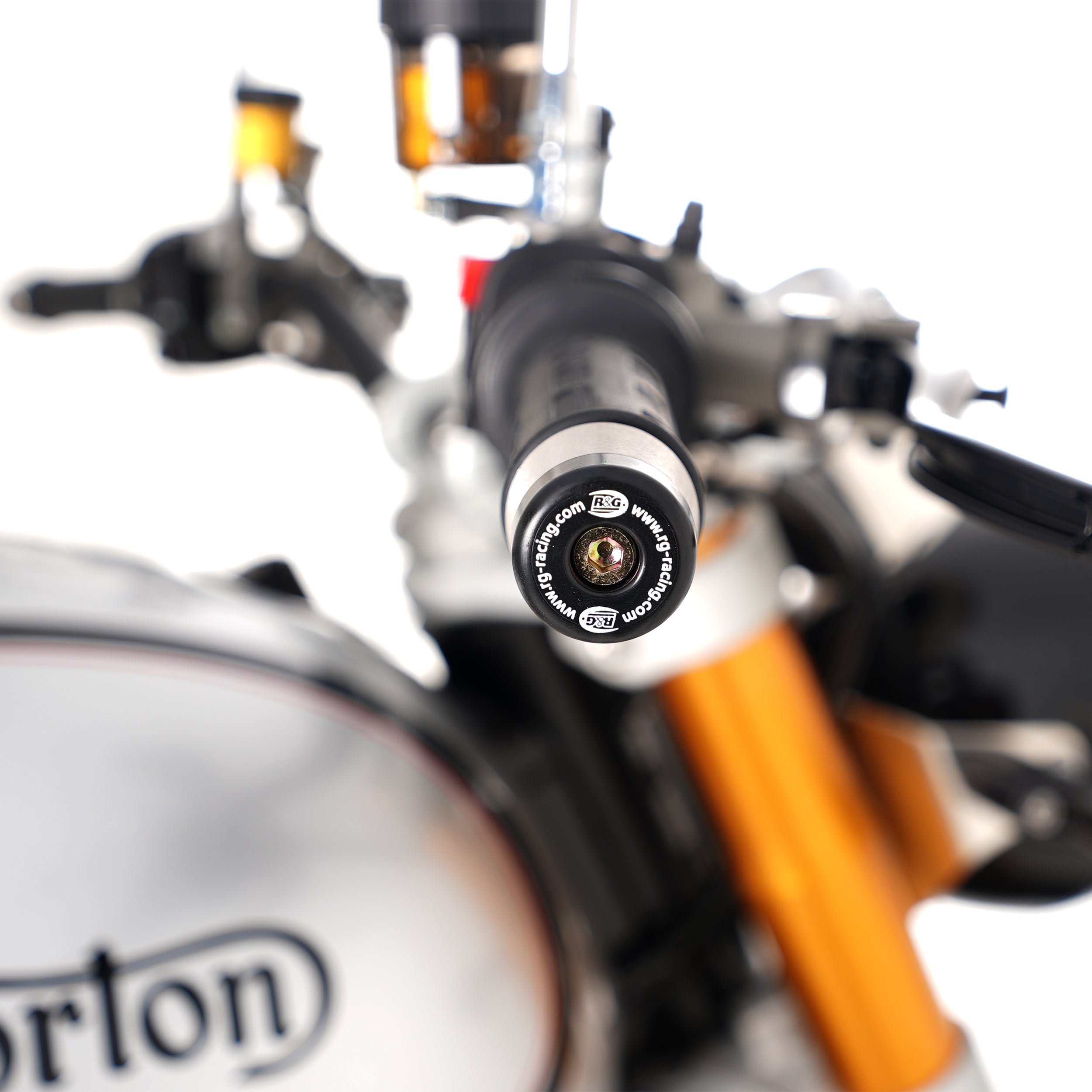 Bar End Sliders for Husqvarna Nuda 900/R '12-, Norton Commando 961 Sport  '15-25 and Zero SRF '19-
