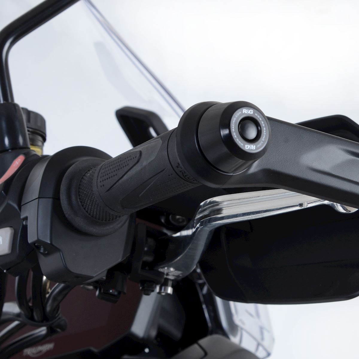 Bar End Sliders for the Triumph Tiger 900/900 Rally(PRO)/900GT(PRO/LOW)'20-,Tiger850 Sport'21- (to use with handguards)