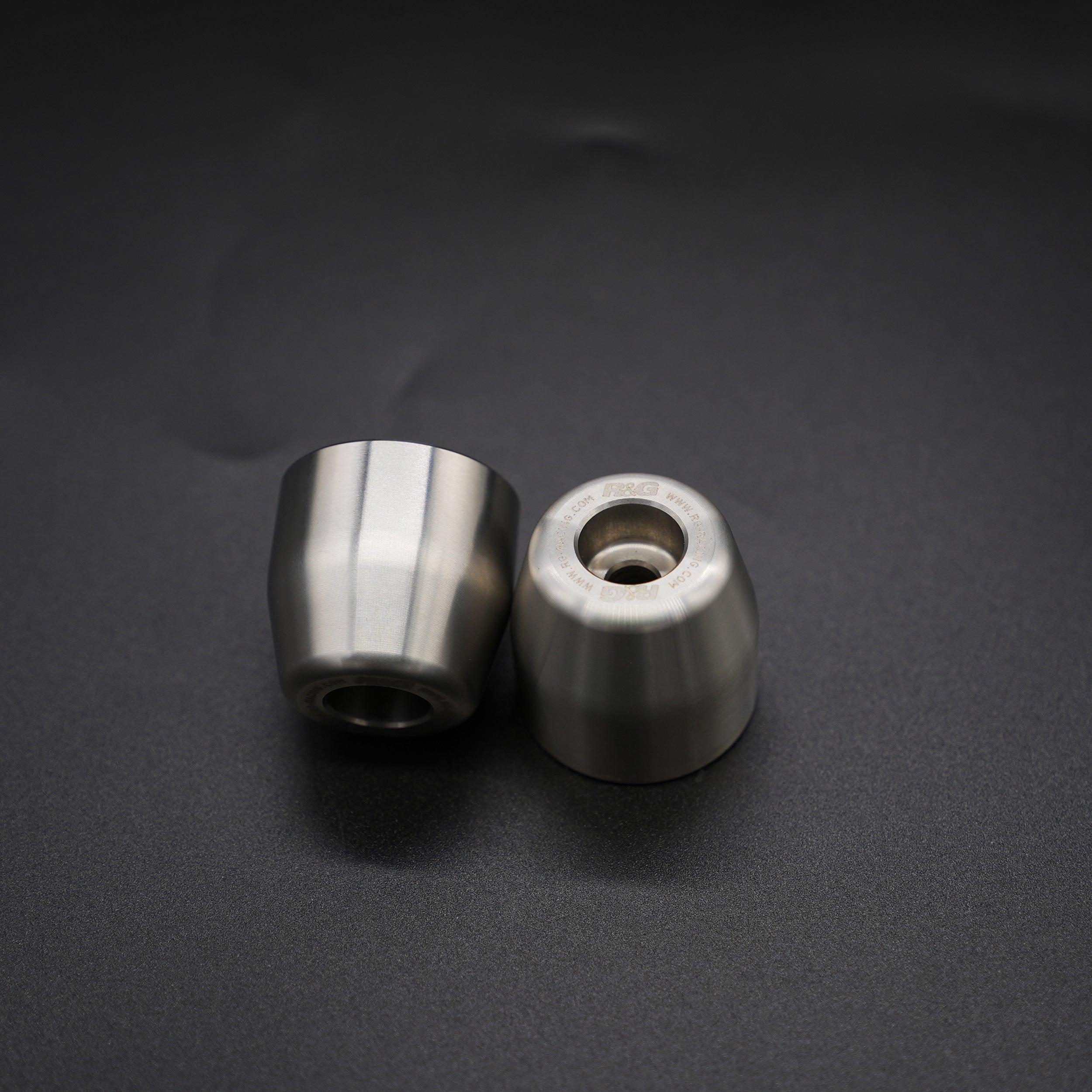 R&G Stainless Steel Bar End for the Aprilia RSVR, RSV Mille, Tuono '02-'10, V4 Tuono 1000/1100 '11- '24, Futura, Mana, Inazuma 250