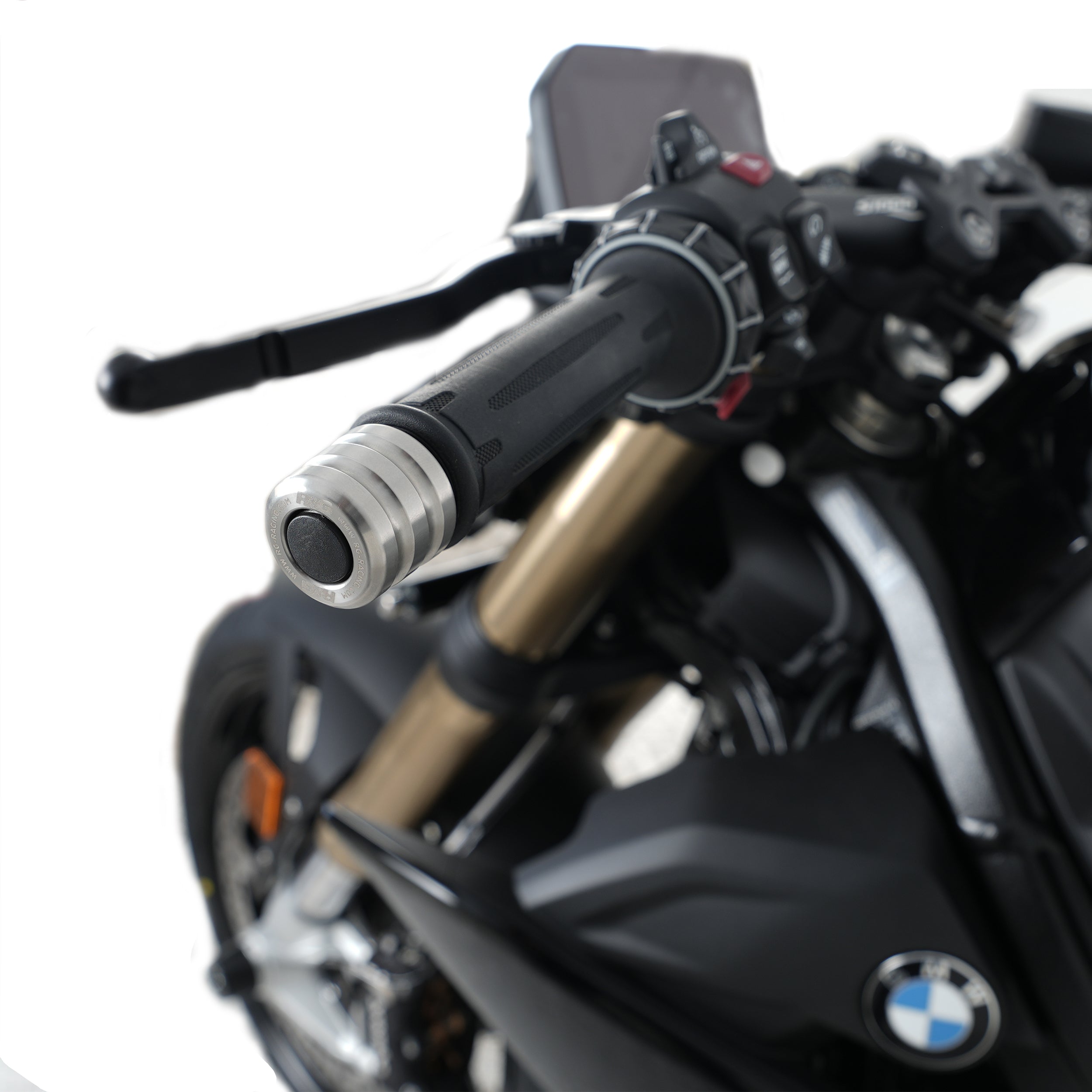 R&G Stainless Steel Bar Ends for BMW S1000R '21- / Sport/  M Sport '21- '24/ F850GS '22-25/ F850GSA '19-25 & M1000R '23- '24