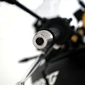 R&G Stainless Steel Bar Ends for the Aprilia Tuareg 660 '22-,Tuareg 660 Rally '25-, RSV4 RF '15 - '24, RSV4 1100 (Factory) '19 -, Ducati Panigale V2 '20 - '24 & Honda Africa Twin  Adventure Sports '18- '24/ CRF1100L Africa Twin DCT '24-
