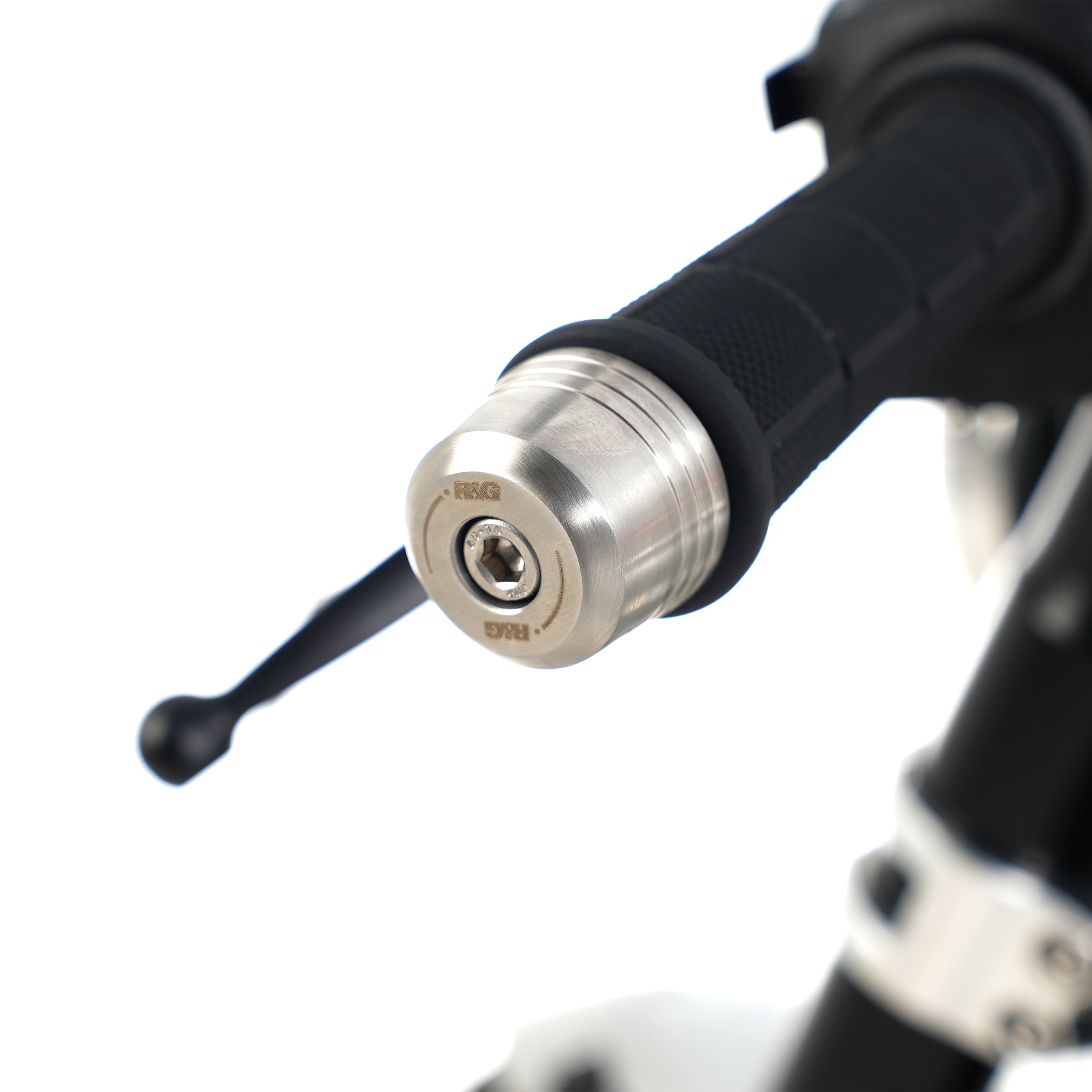 R&G Stainless Steel Bar Ends for Ducati Streetfighter V2(S) '25-, StreetfighterV4(S) '25-, Scrambler 1100 '18-25 and 8 others.