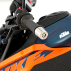 R&G Stainless Steel Bar Ends for the KTM RC 390 / RC 200/ RC 125 '22-,Duke 125/250/390 '24-