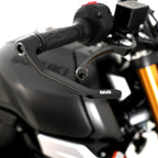 R&G Interlock Brake Lever Guard & LHS Bar End Slider for Suzuki GSX-8T '25-, GSX-8TT '25-, GSX-8R '24-, DR-Z4SM '25-,DR-Z4S '25-and 5 others. Without mirrors / mirrors removed.