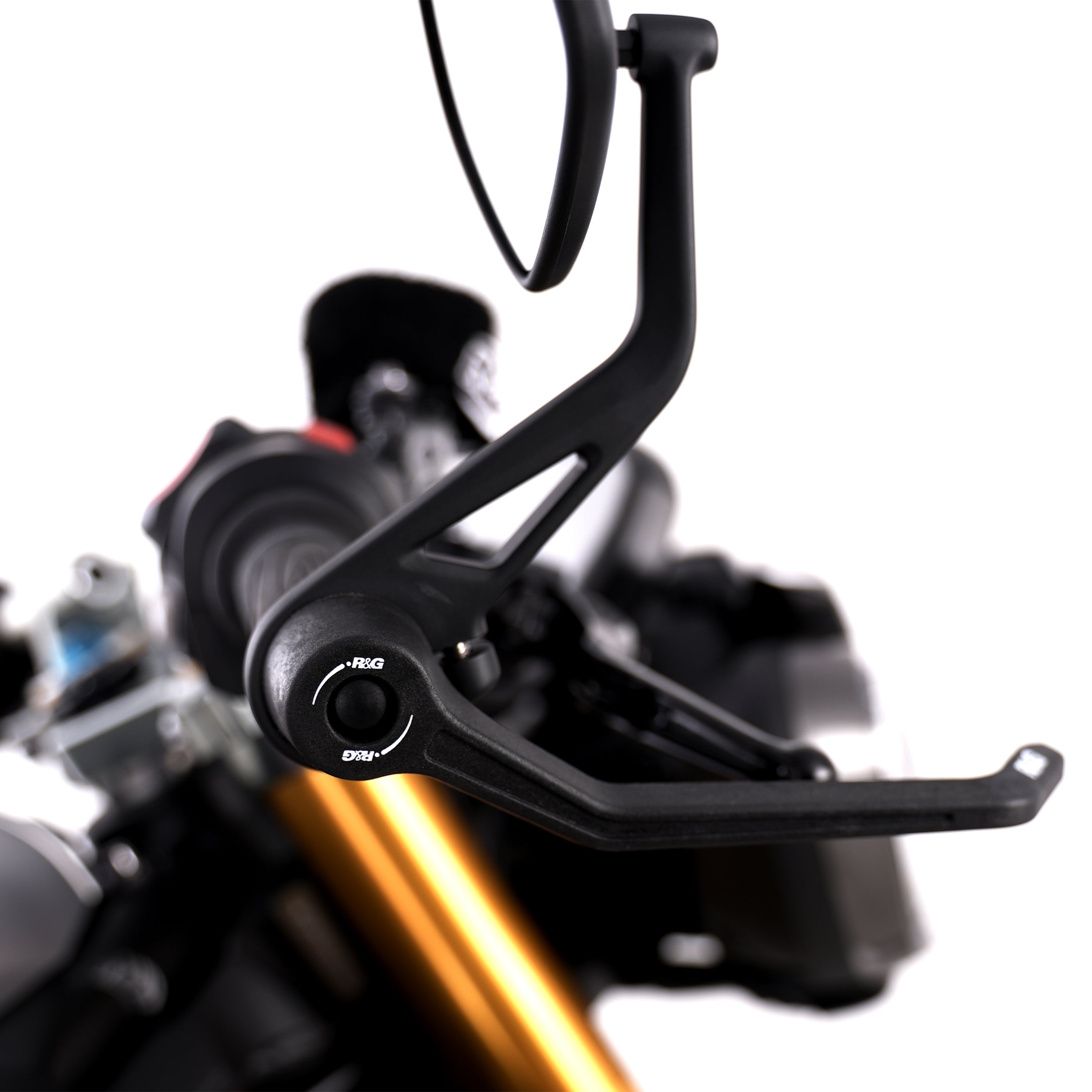 R&G Brake Lever Interlock Guard for Suzuki  DR-Z4SM '25-, GSX-S750 '17- '24, Triumph Trident 800 '26-, Street Triple 765 RX '26-, Aprilia Tuono 660 '21- '24 and 5 others.