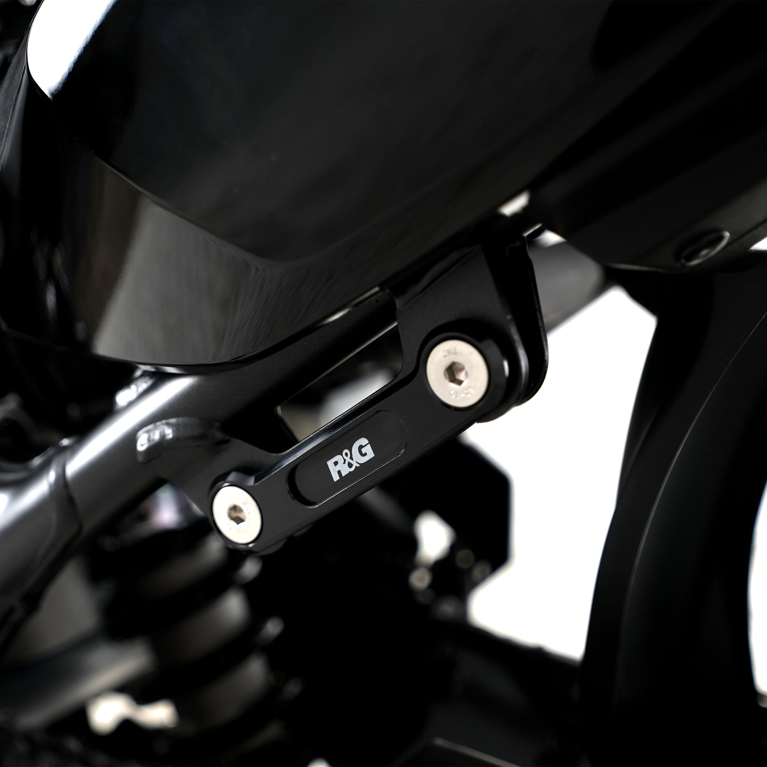 Rear Foot Rest Blanking Plate for Honda CB750 Hornet '23-, CB500F '16-'23, XL750 Transalp '23-, CBR500R '16-  & CB500X '19-23.