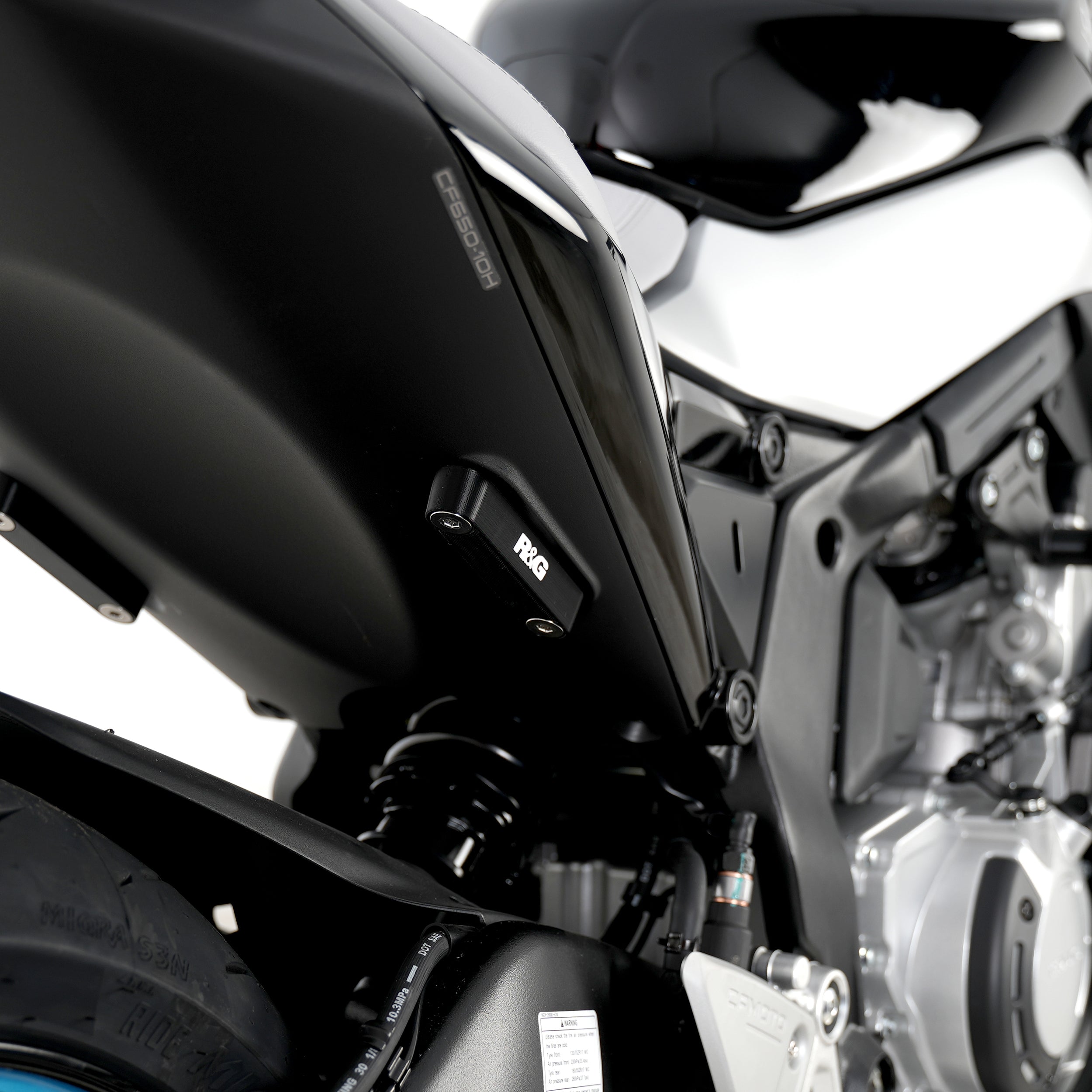 Rear Foot Rest Blanking Plates for CF Moto 675 SR-R '25-