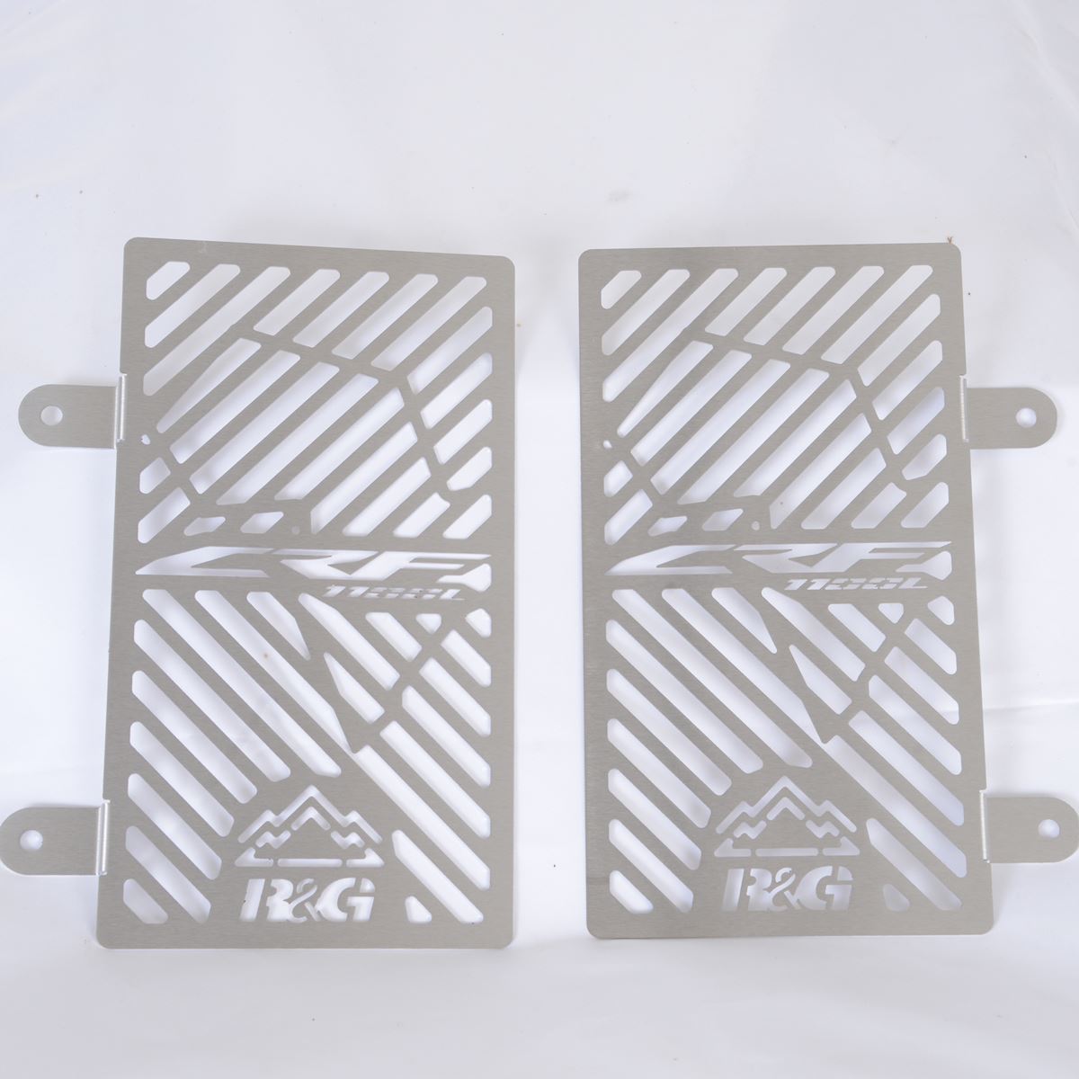Branded Radiator Guard For Honda Africa Twin CRF1100L '20- '24/ CRF1100L Africa Twin Adventure Sport '20- '24 & CRF1100L Africa Twin DCT '24- (Pair)