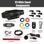 VIPER V3 6000lb Wide Spool ATV/UTV Military Grade Winch