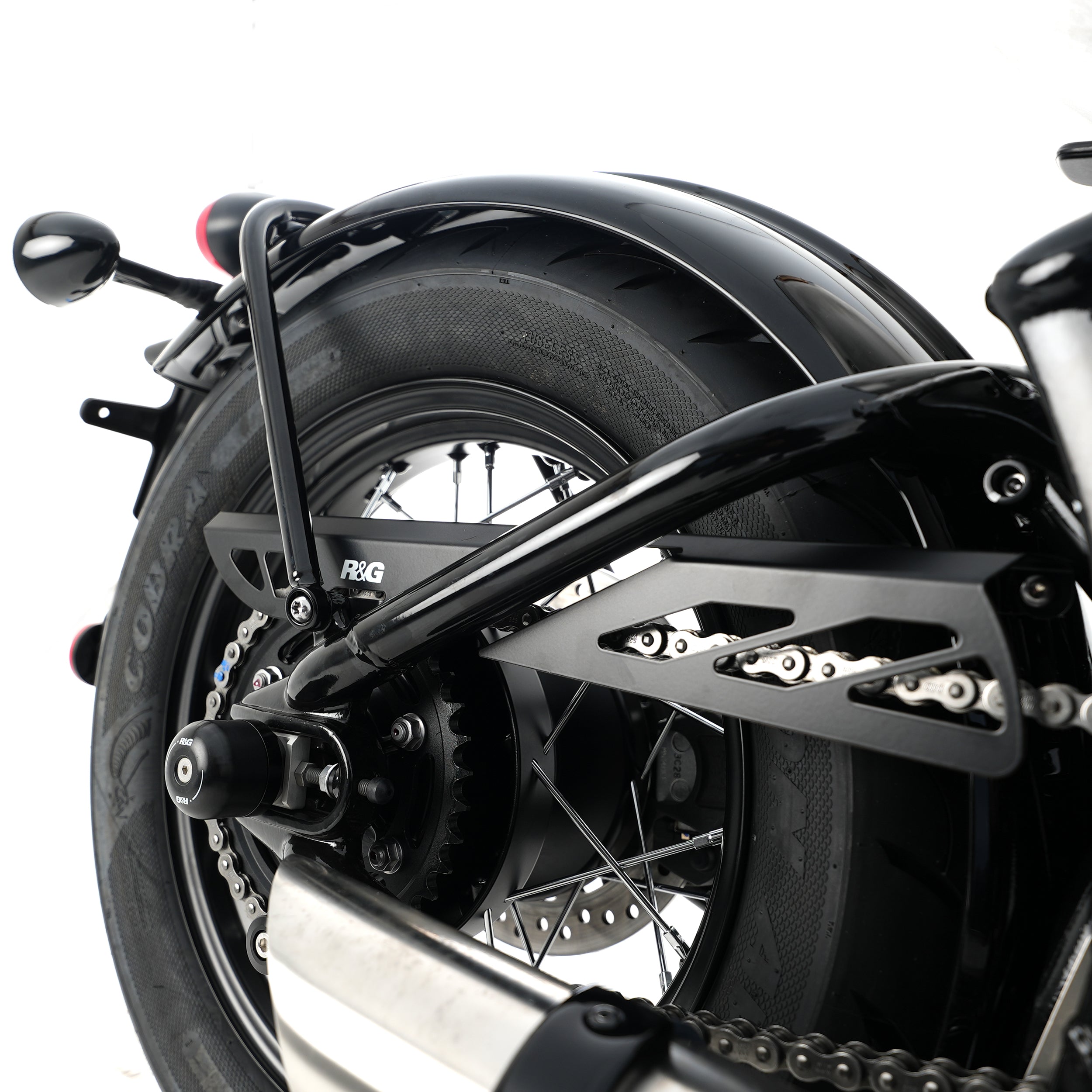 Chain Guard for Triumph Bonneville Bobber '17-25.