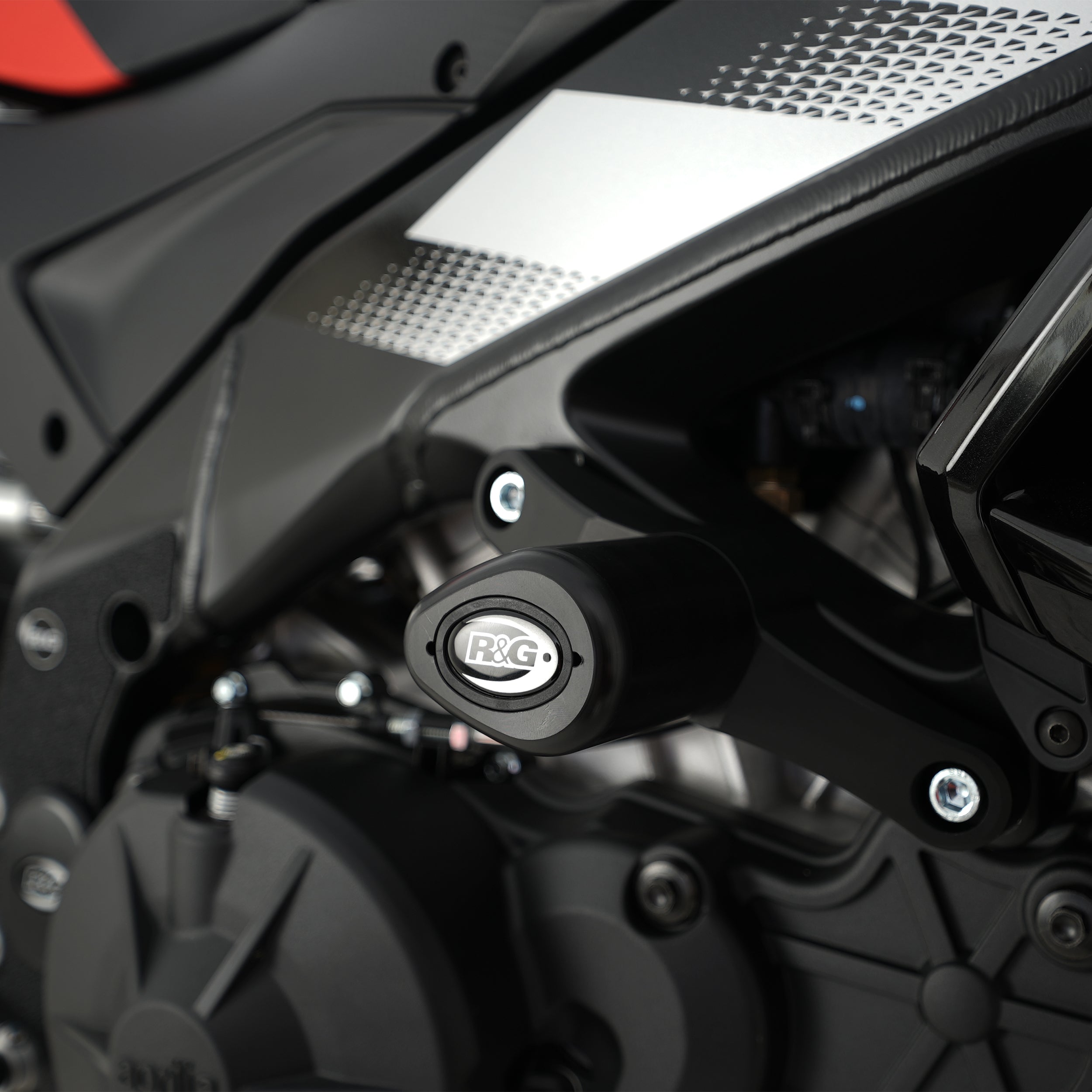 Crash Protectors - Aero Style for Aprilia RSV4 '09- '24, Tuono V4 '11-'20, RSV4 1100 Factory '19-'20, Tuono V4 1100 (Factory) '15-