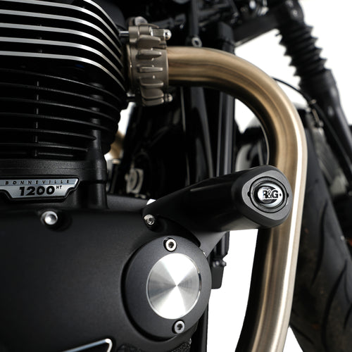 Crash Protectors - Aero Style for Triumph Bonneville Bobber '17-25.