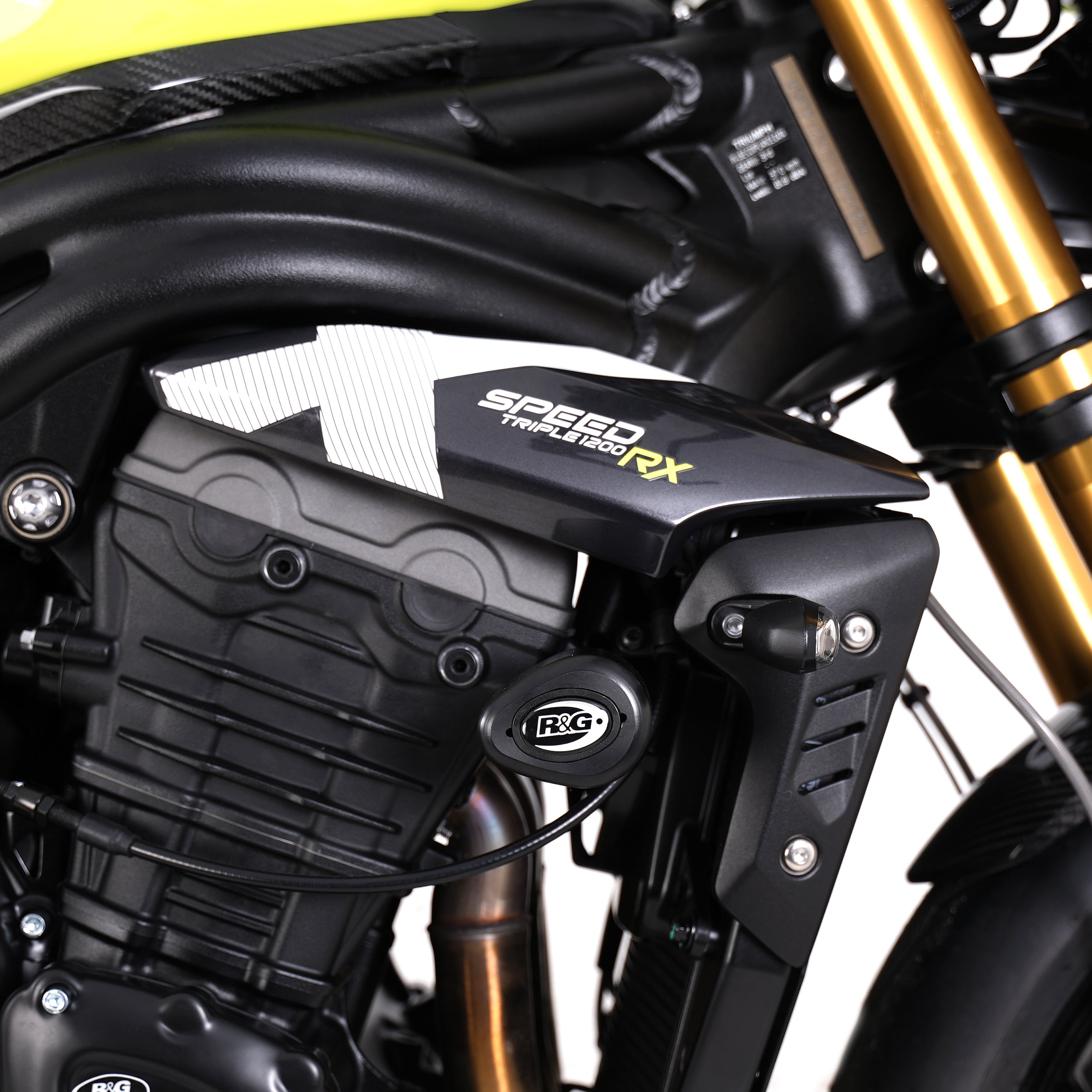Crash Protectors- Aero Style for Triumph Speed Triple 1200 RS '21- ,Speed Triple 1200RR '22- & Speed Triple 1200RX '25-