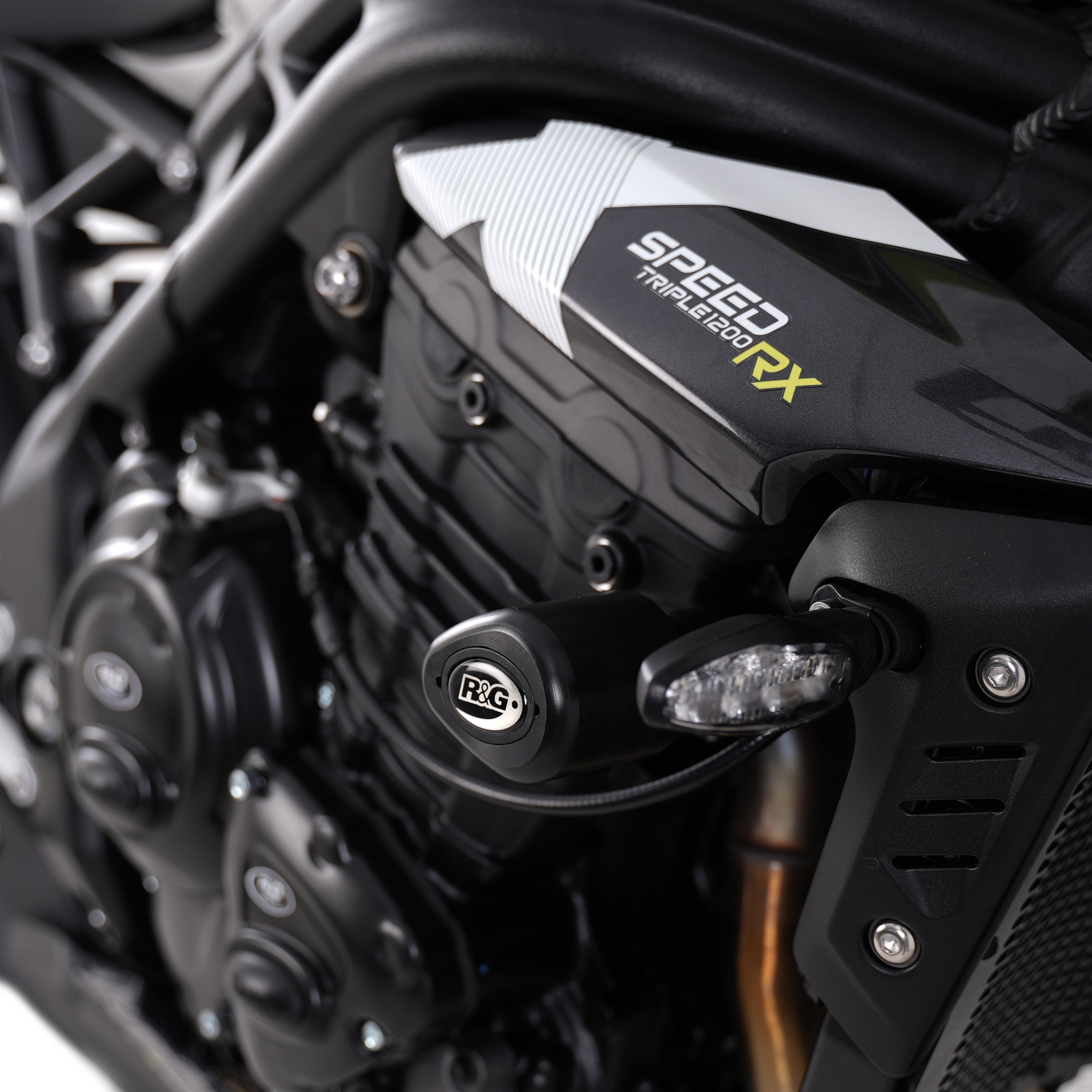 Crash Protectors- Aero Style for Triumph Speed Triple 1200 RS '21- ,Speed Triple 1200RR '22- & Speed Triple 1200RX '25-