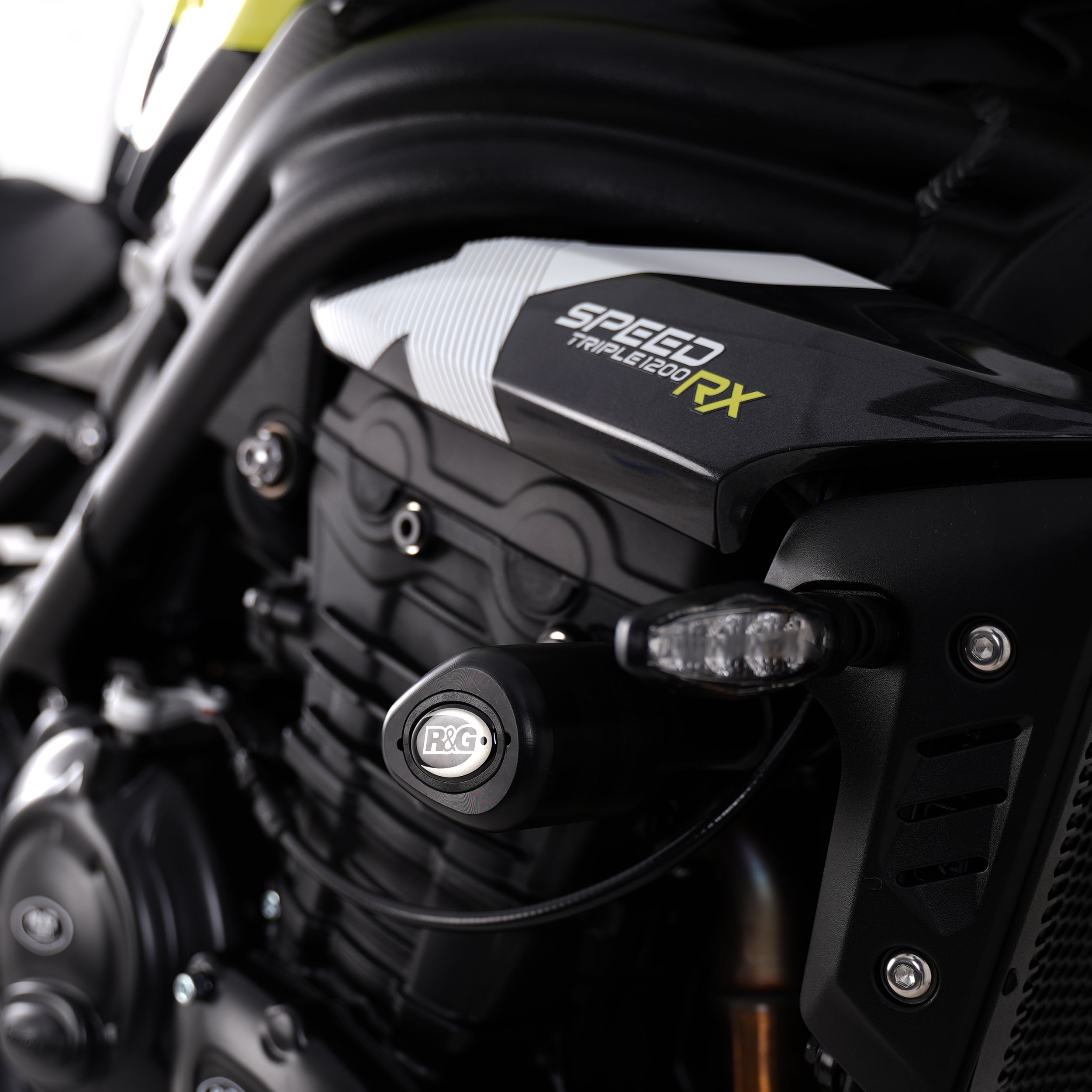 Crash Protectors- Aero Style for Triumph Speed Triple 1200 RS '21- ,Speed Triple 1200RR '22- & Speed Triple 1200RX '25-