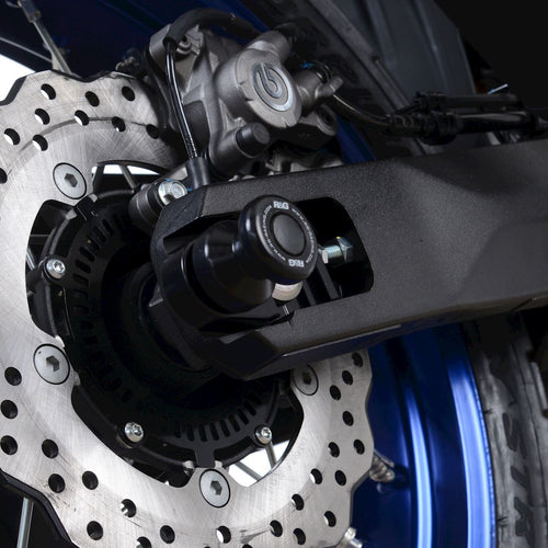 Cotton Reels for the Yamaha Tracer 7(GT) '25-, Tenere World Rally(T7) '23-, Tenere 700 '19-, MT/FZ-09 '13-'16, XSR900 '16-'21, Tracer/FJ-09 '16-, 900 GT '18-, Tenere 700 World Raid '22- & Tenere 700 Rally '21- '24 (Offset)