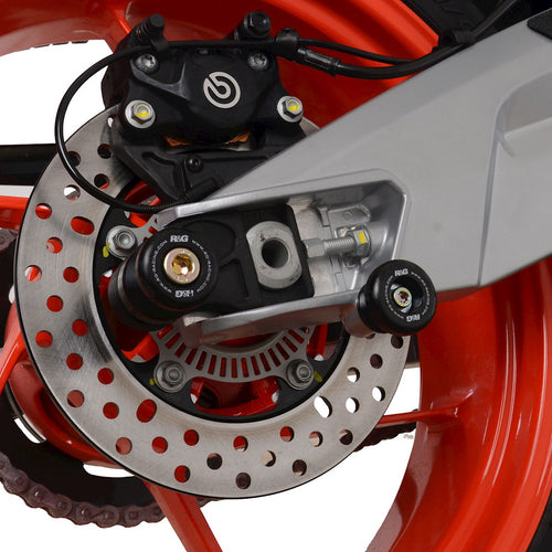 Cotton Reels for the Aprilia RS660 '21-, RS660 Factory '22-, Tuono 660 '21-,Tuono 660 Factory '22-, Tuareg 660 '22- & Tuareg 660 Rally '25- (Offset)