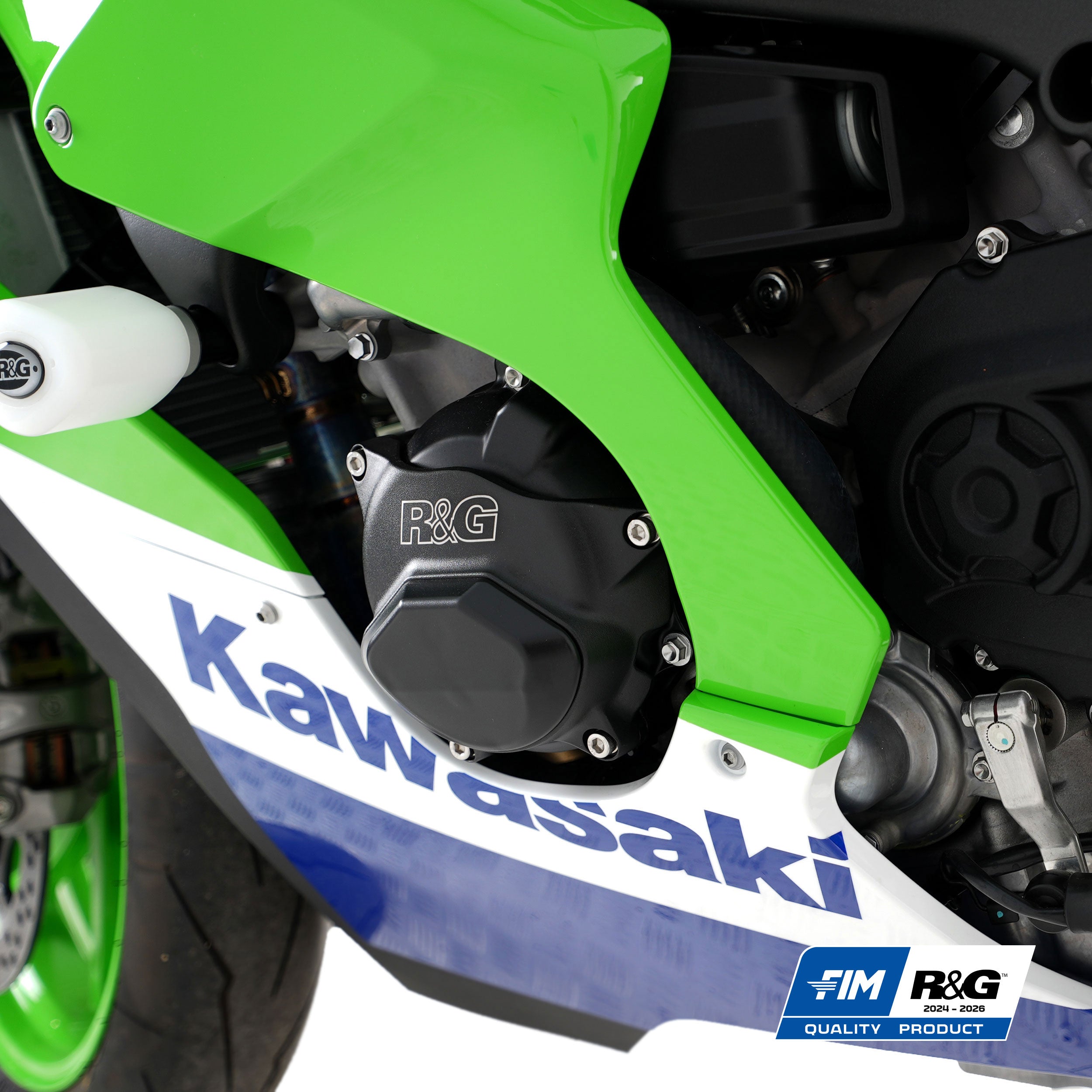PRO Engine Case Covers (Pair) for Kawasaki ZX10-R '11-25 & ZX-10RR '21-25.