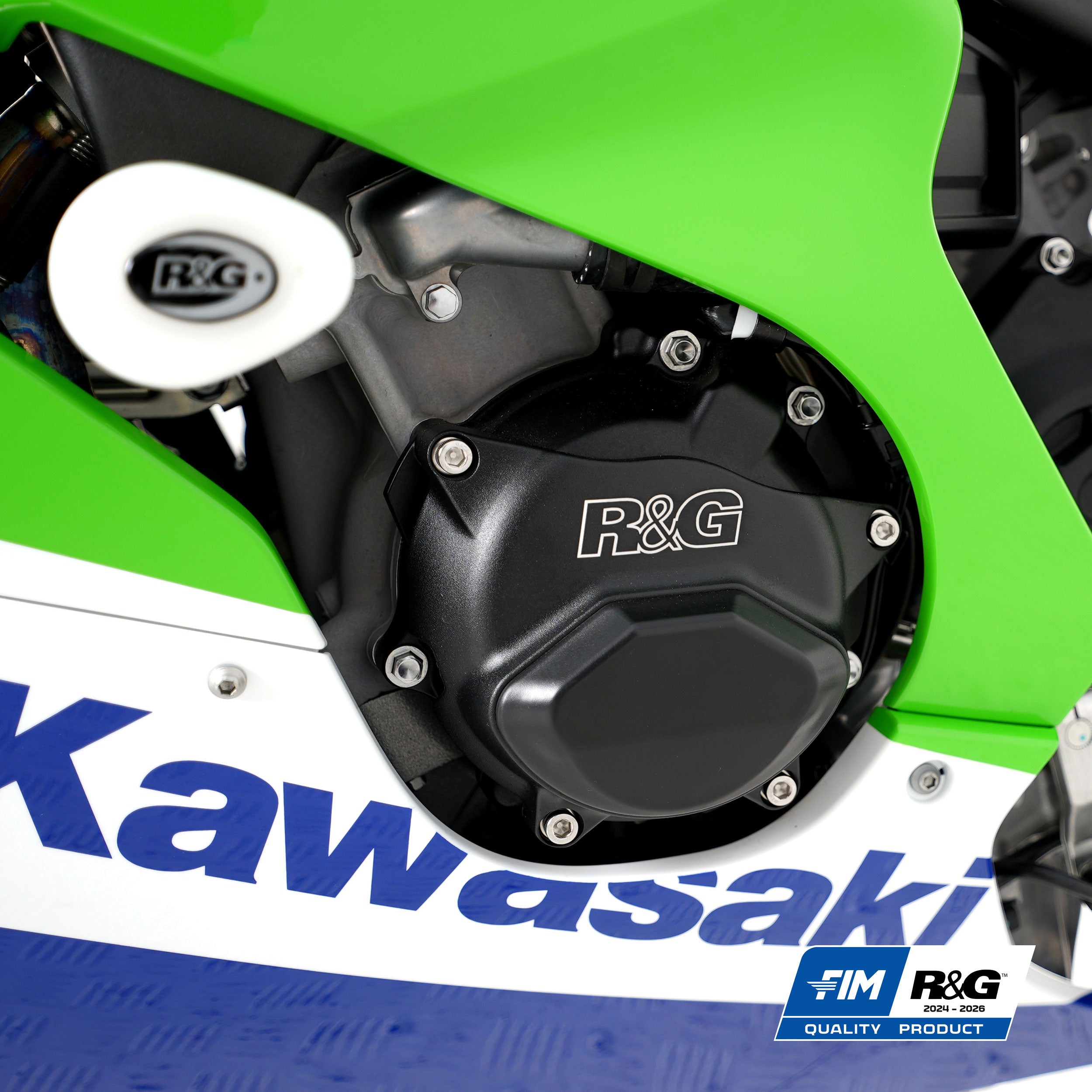 PRO Engine Case Covers (Pair) for Kawasaki ZX10-R '11-25 & ZX-10RR '21-25.