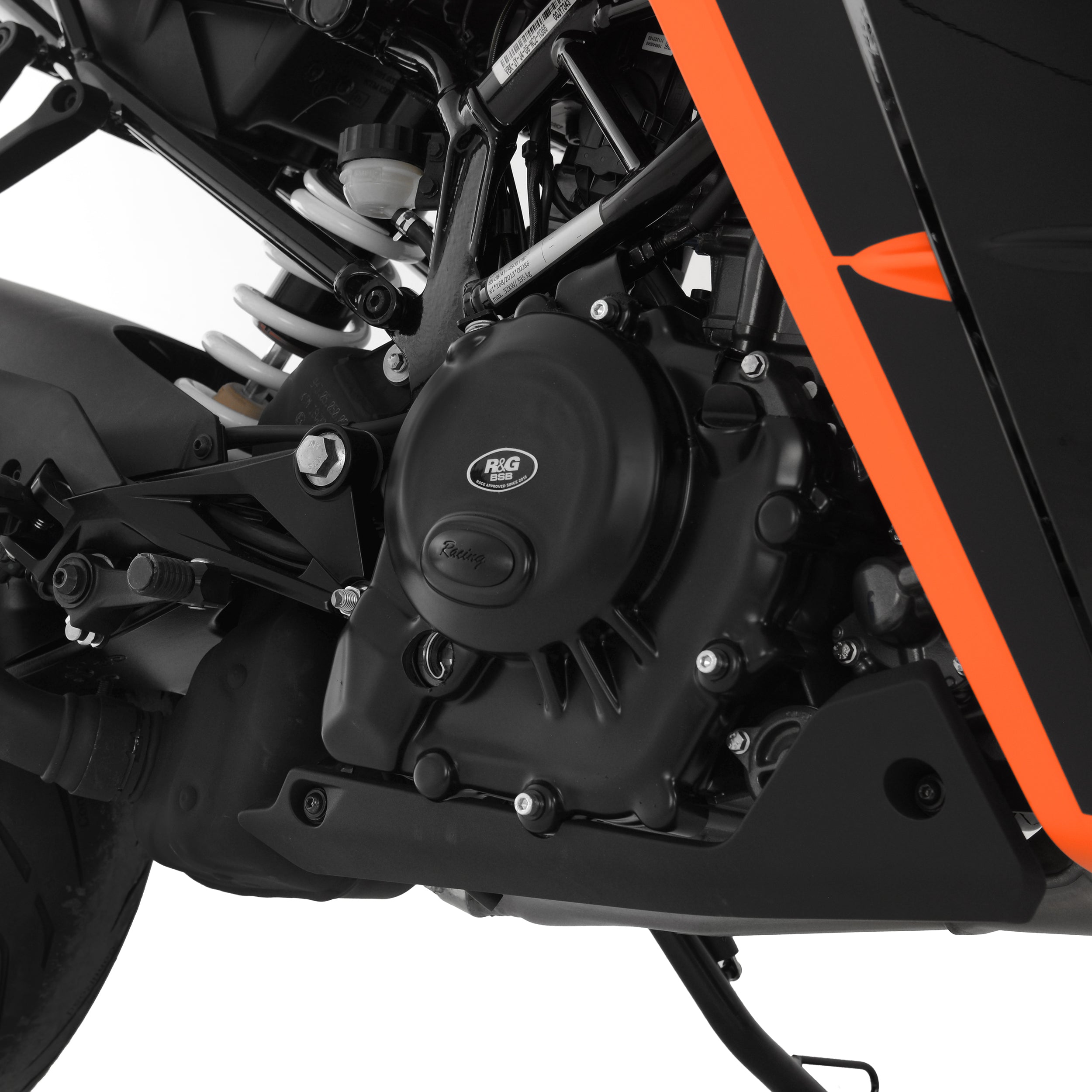 Engine Case Cover Kit (2pc) for Husqvarna Svartpilen / Vitpilen 401 '20- '23, KTM 390 Adventure '20- '24 & RC 390 '22- Race/road version