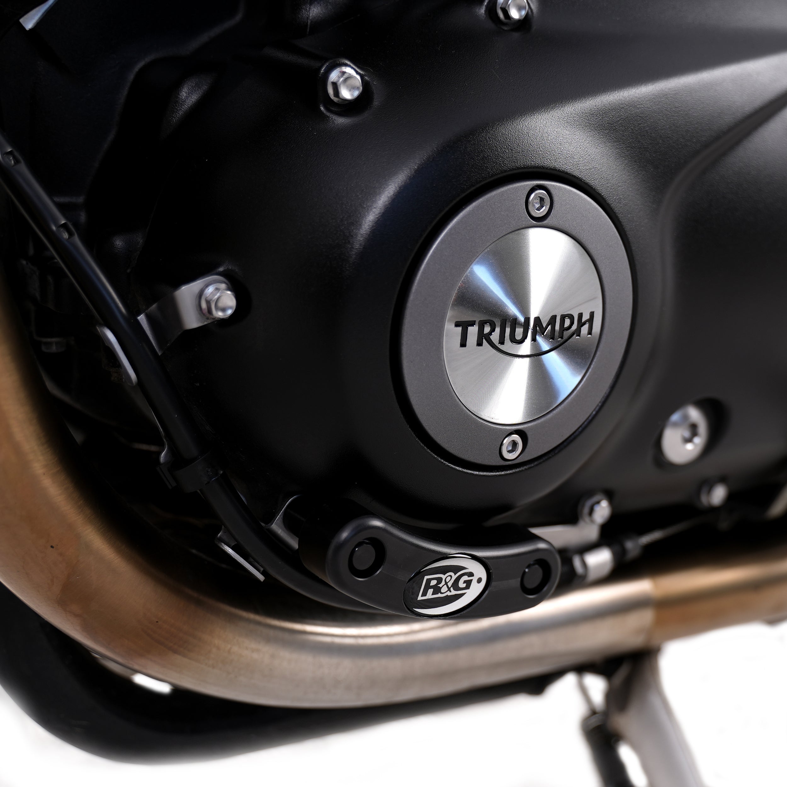 Engine Case Slider for Triumph Bonneville T120 '16-25, Street Twin, Thruxton 1200R '16-, Speed Twin 1200 '19-, Scrambler 900 '23-25 & Speed Twin 900 '22- models (LHS)