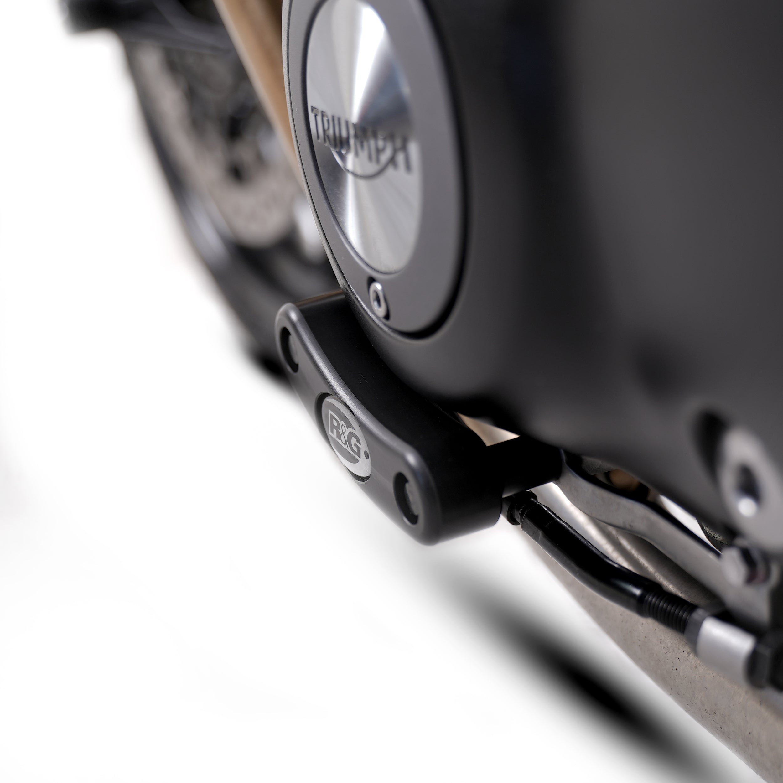 Engine Case Slider for Triumph Bonneville T120 '16-25, Street Twin, Thruxton 1200R '16-, Speed Twin 1200 '19-, Scrambler 900 '23-25 & Speed Twin 900 '22- models (LHS)