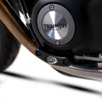 Engine Case Slider for Triumph Bonneville T120 '16-25, Street Twin, Thruxton 1200R '16-, Speed Twin 1200 '19-, Scrambler 900 '23-25 & Speed Twin 900 '22- models (LHS)
