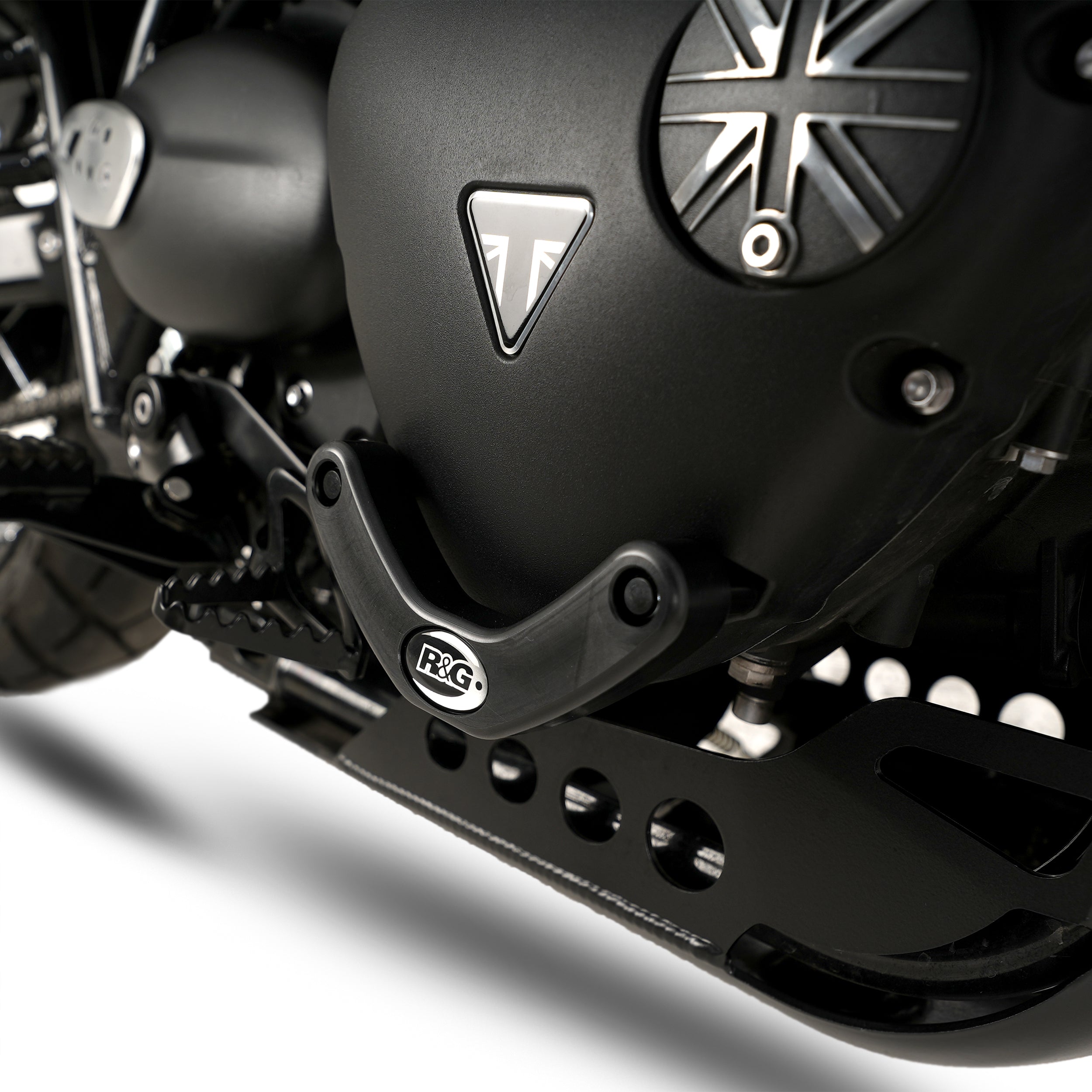 Engine Case Slider for Triumph Street Twin, Thruxton 1200/R '16-, Speed Twin 1200 '19-, Scrambler 1200 XC/XE '19-, Scrambler 900 '23-25 & Speed Twin 900 '22- models (RHS)