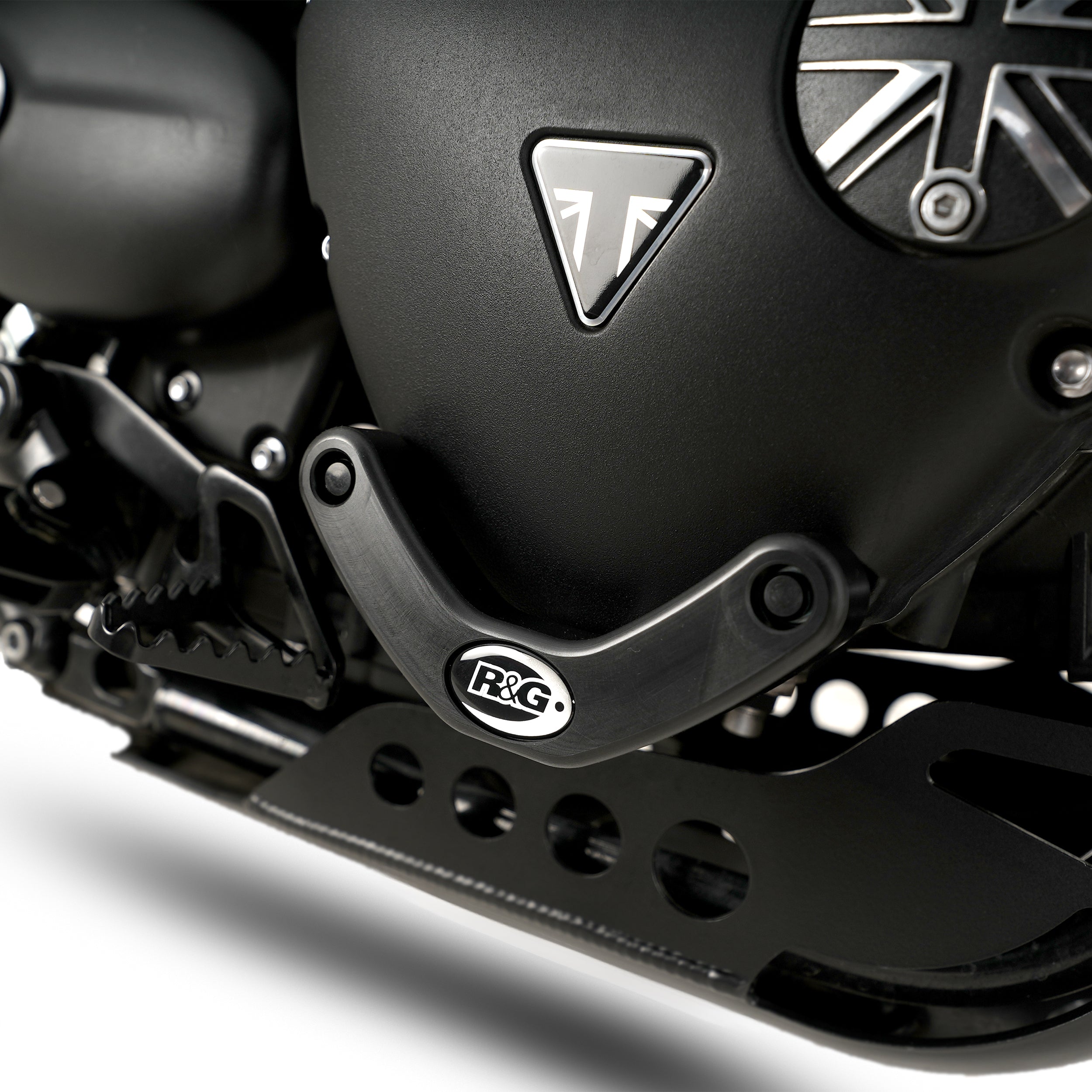 Engine Case Slider for Triumph Street Twin, Thruxton 1200/R '16-, Speed Twin 1200 '19-, Scrambler 1200 XC/XE '19-, Scrambler 900 '23-25 & Speed Twin 900 '22- models (RHS)