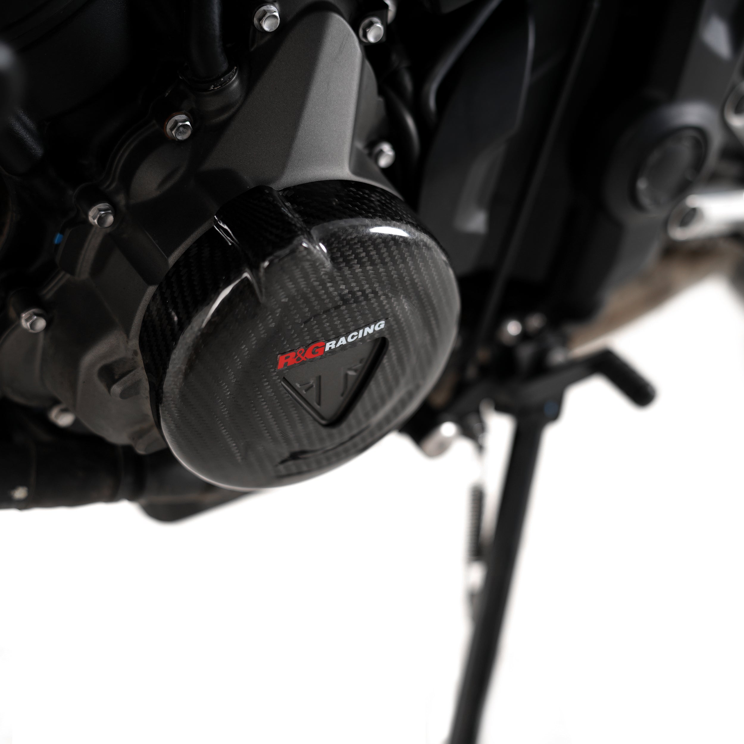 Carbon Fibre Engine Case Slider (LHS) for Triumph Trident 660 '21-, Daytona 660 '24- & Tiger Sport 660 '22- '24