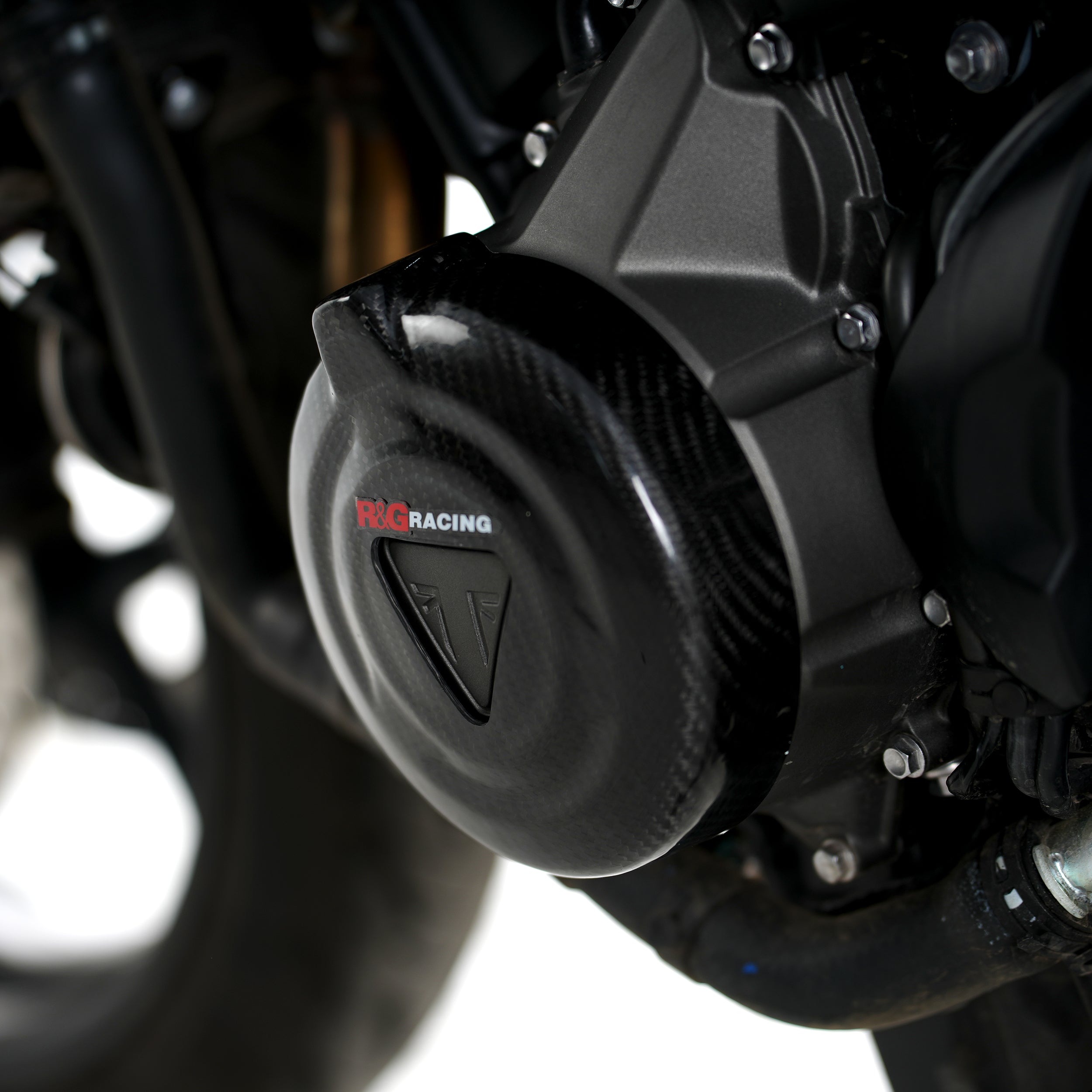Carbon Fibre Engine Case Slider (LHS) for Triumph Trident 660 '21-, Daytona 660 '24- & Tiger Sport 660 '22- '24