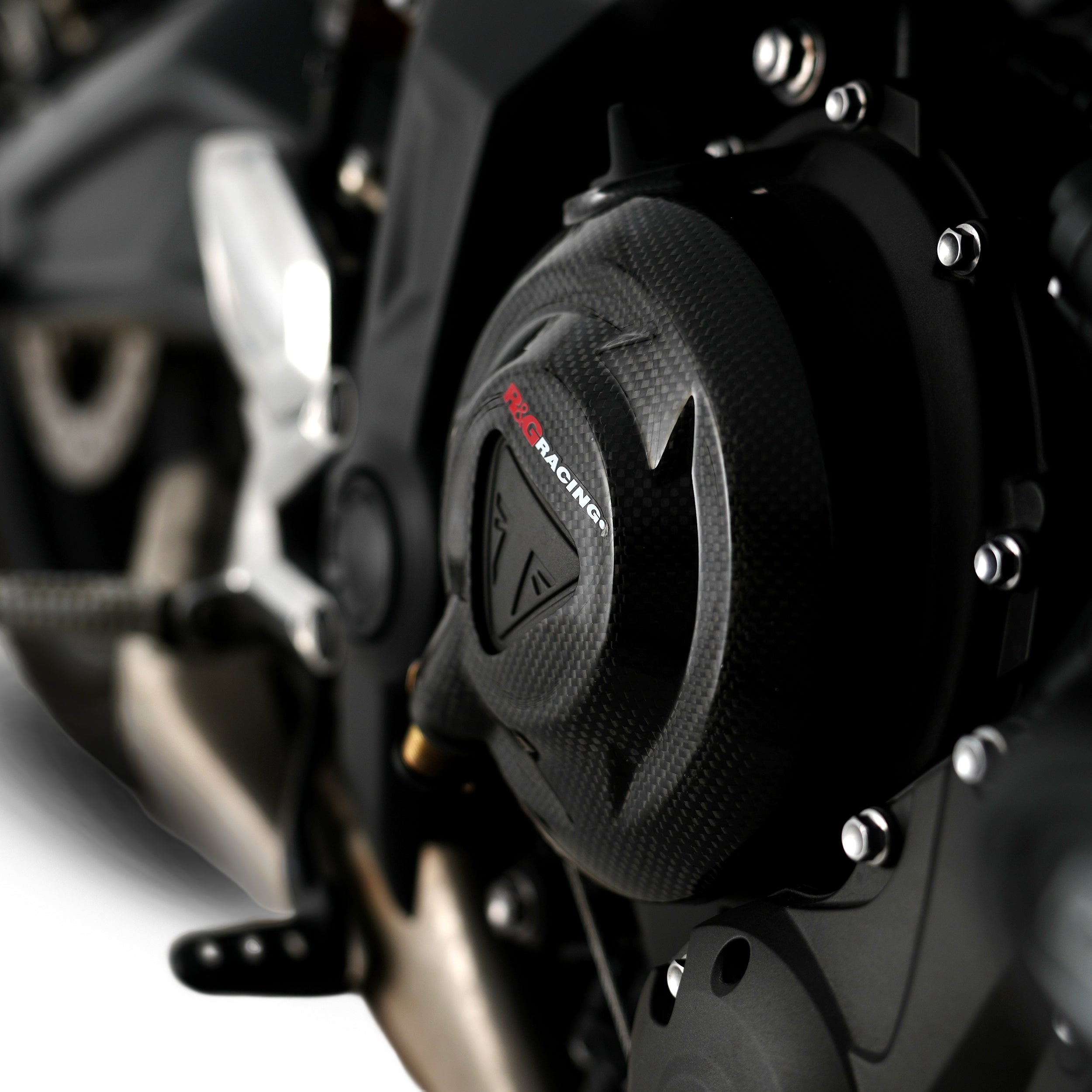 Carbon Fibre Engine Case Slider (RHS) for Triumph Trident 660 '21-, Daytona 660 '24- & Tiger Sport 660 '22- '24