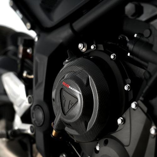 Carbon Fibre Engine Case Slider (RHS) for Triumph Trident 660 '21-, Daytona 660 '24- & Tiger Sport 660 '22- '24