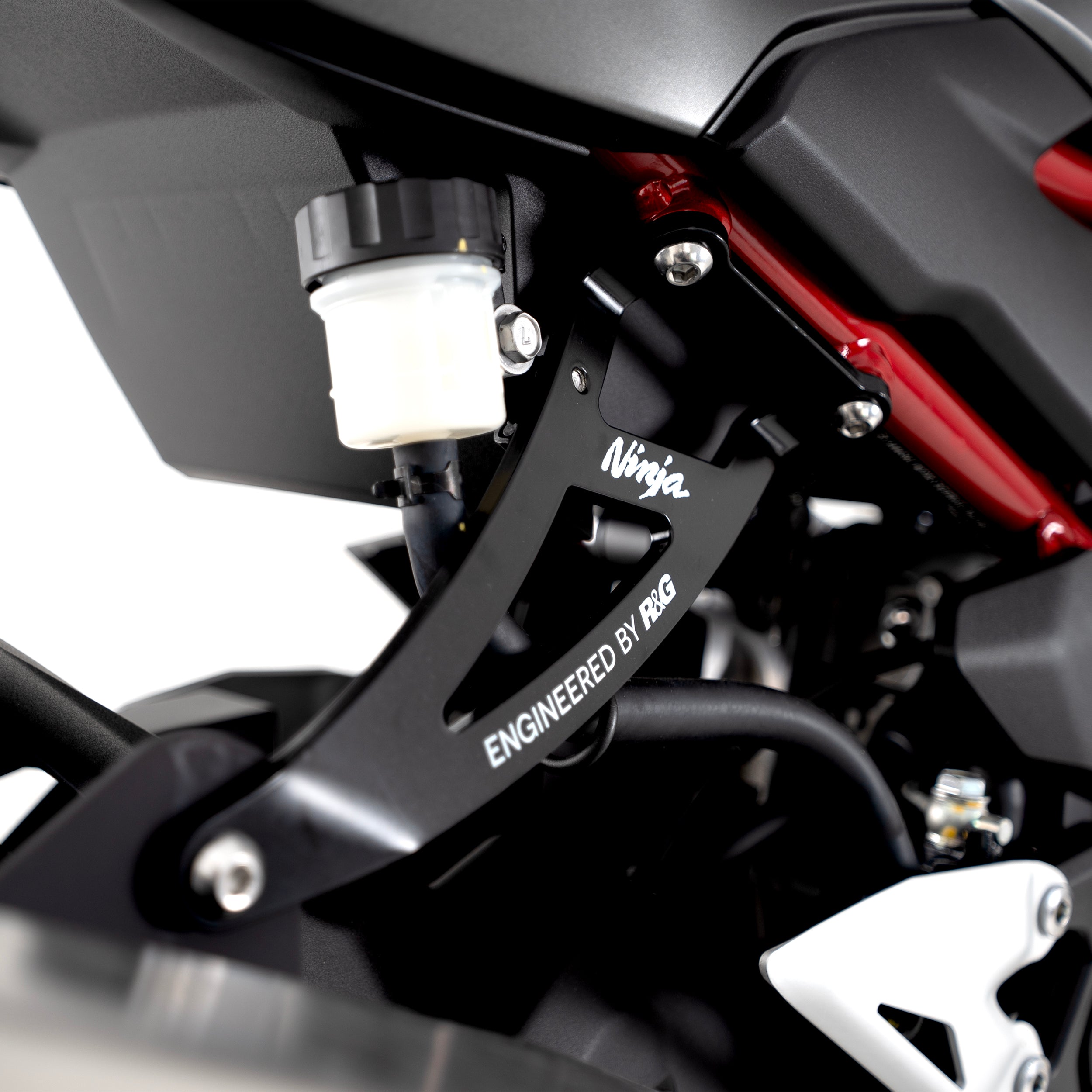 Exhaust Hanger & Footrest Blanking Plate kit for Kawasaki Ninja 250/400 '18- Z500 (Ninja) '24-