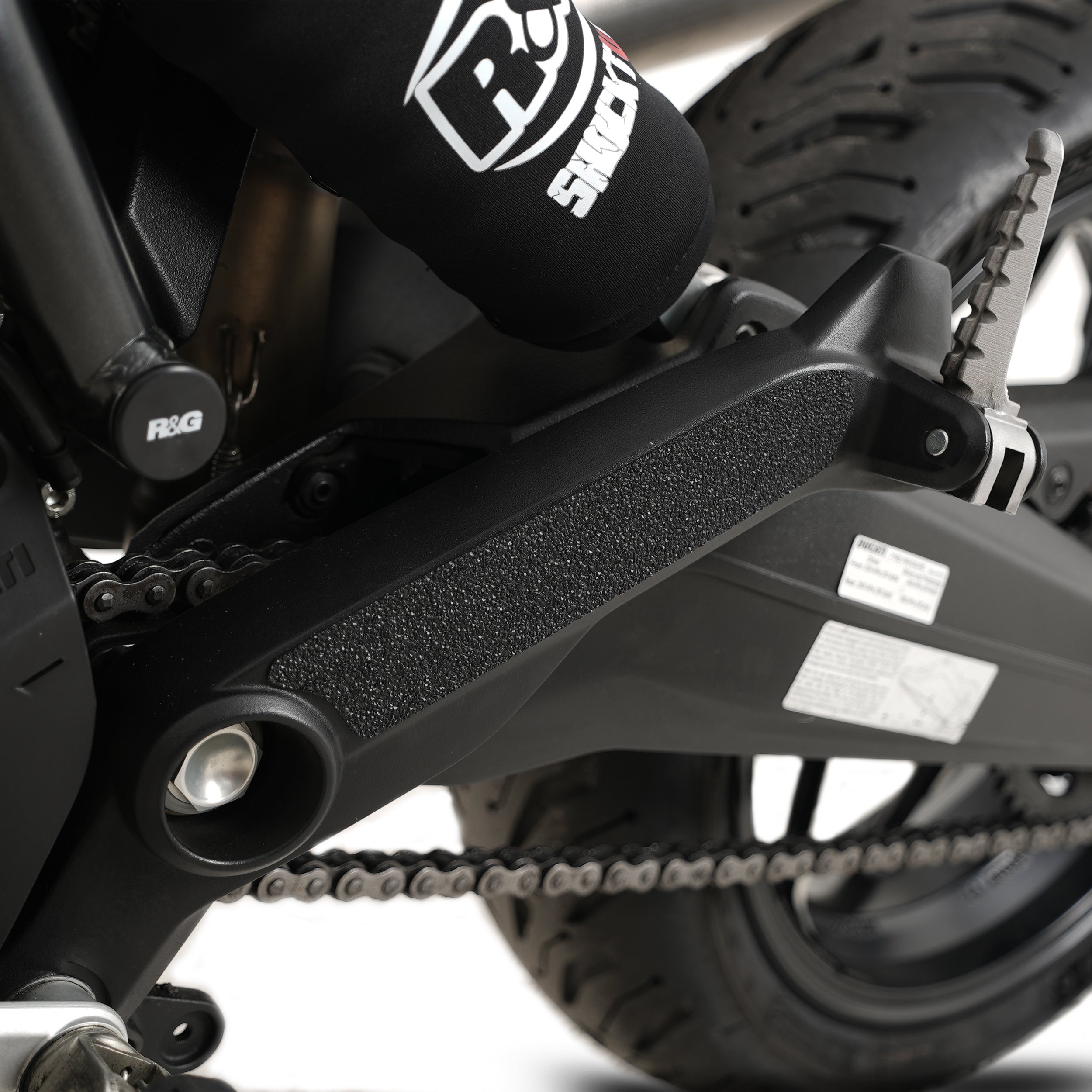 R&G Boot Guard Kit for Ducati Scrambler 1100 '18-25 & Scrambler 1100 Pro '20-25 (2 Piece)