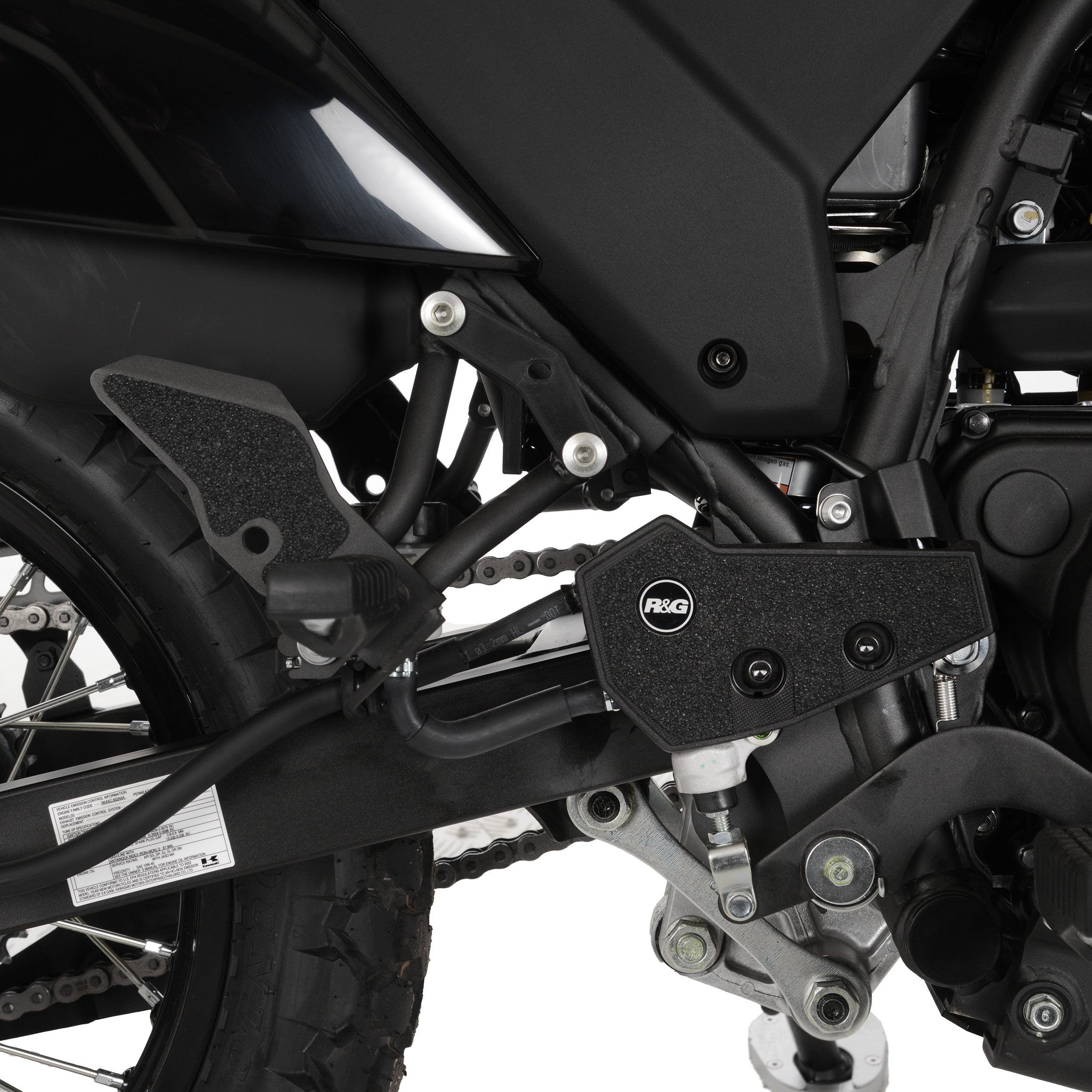 R&G Boot Guard Kit for Kawasaki KLR 650 '22- '24