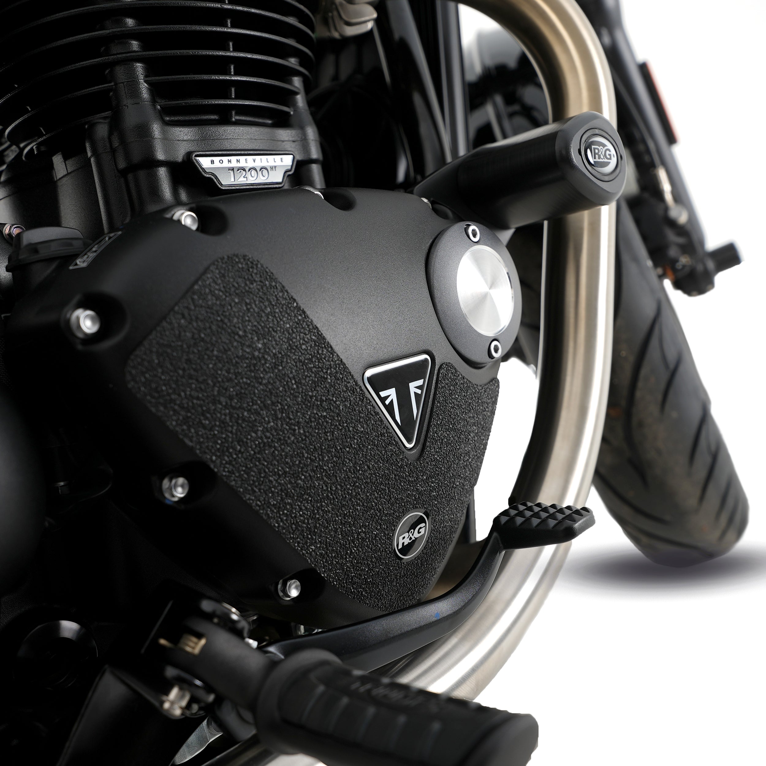 R&G Boot Guard Kit for Triumph Bonneville Bobber '17-25 & Street Cup '17-
