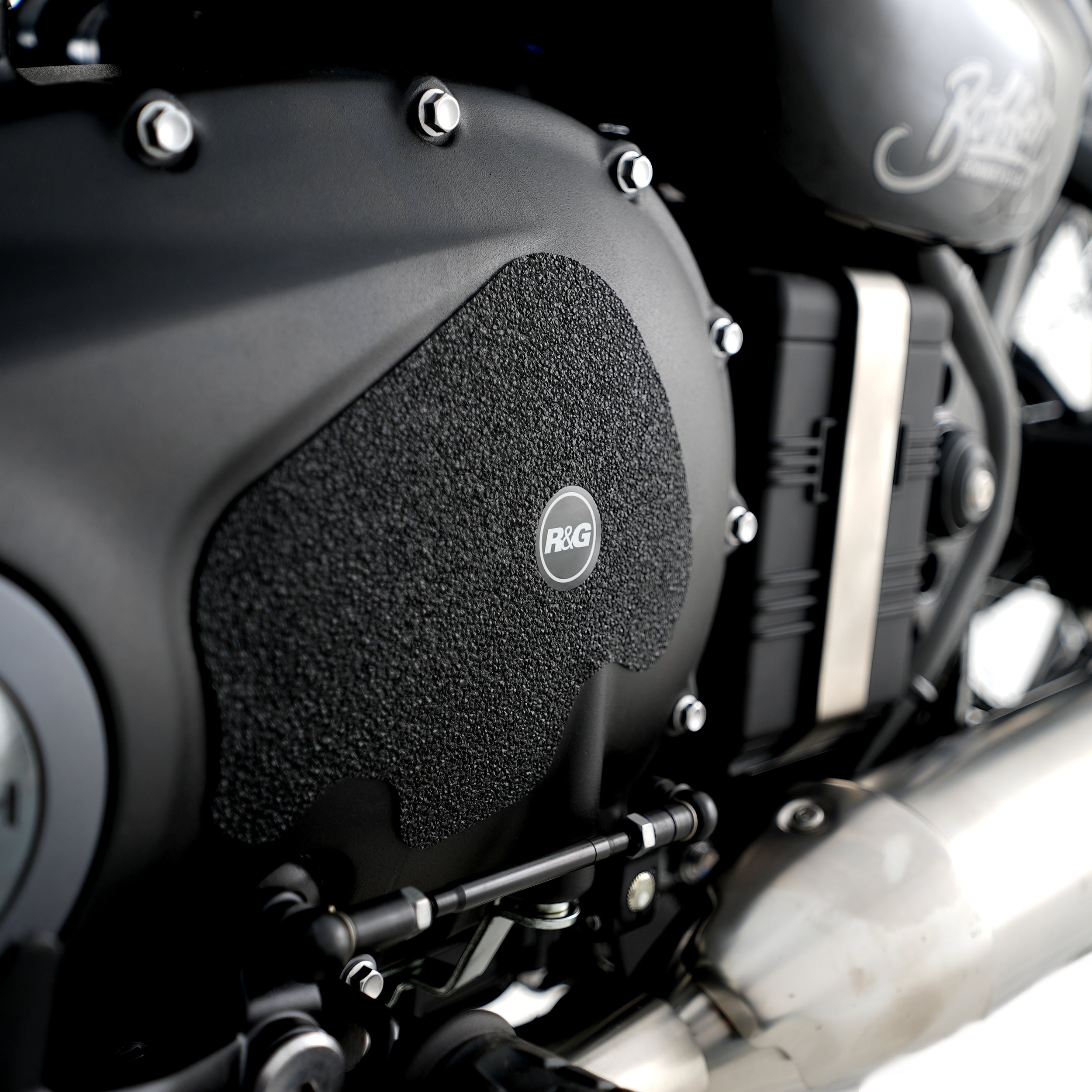 R&G Boot Guard Kit for Triumph Bonneville Bobber '17-25 & Street Cup '17-