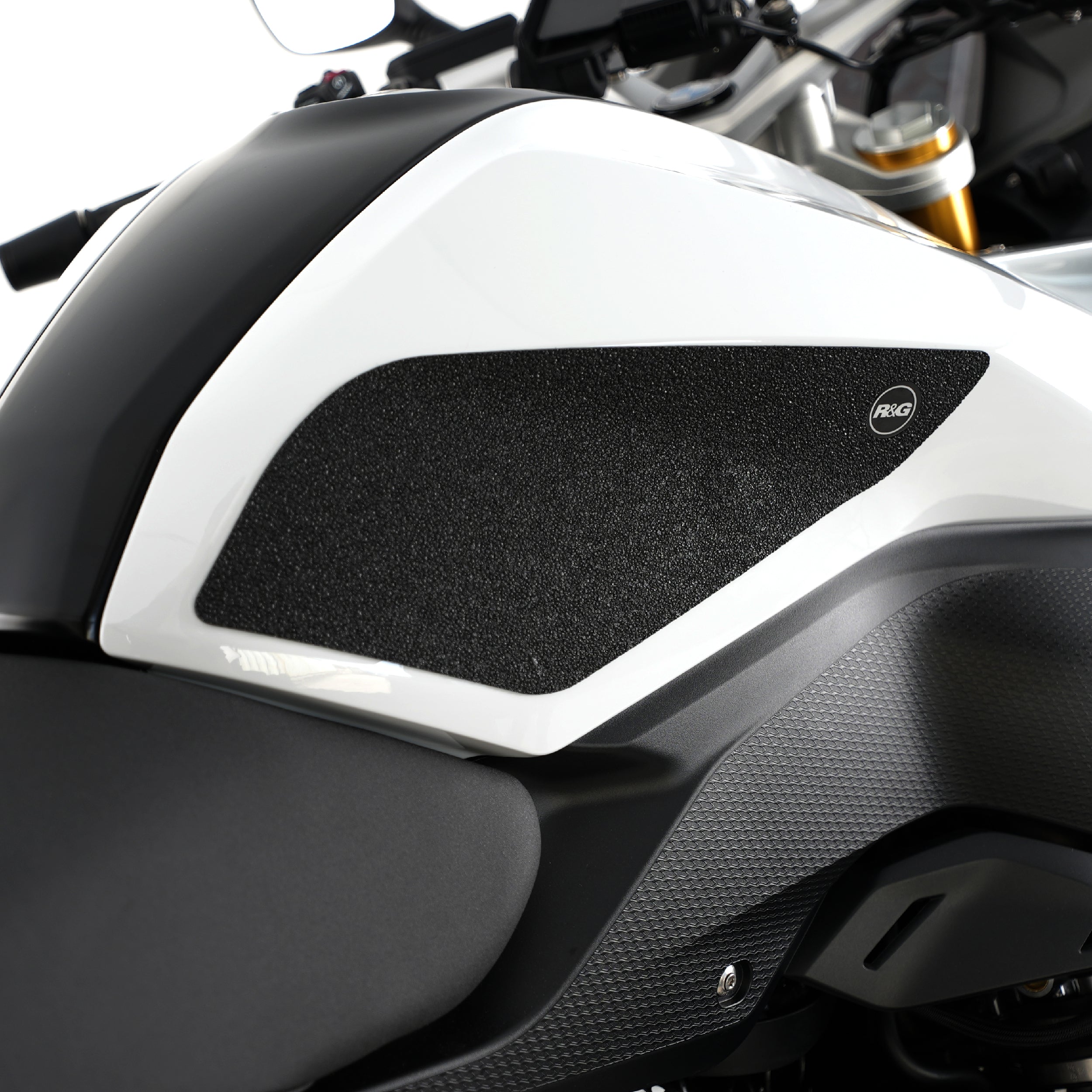 R&G Tank Traction Grips for BMW  R1250 RS '19-25 & R1250RS SE '24-25.