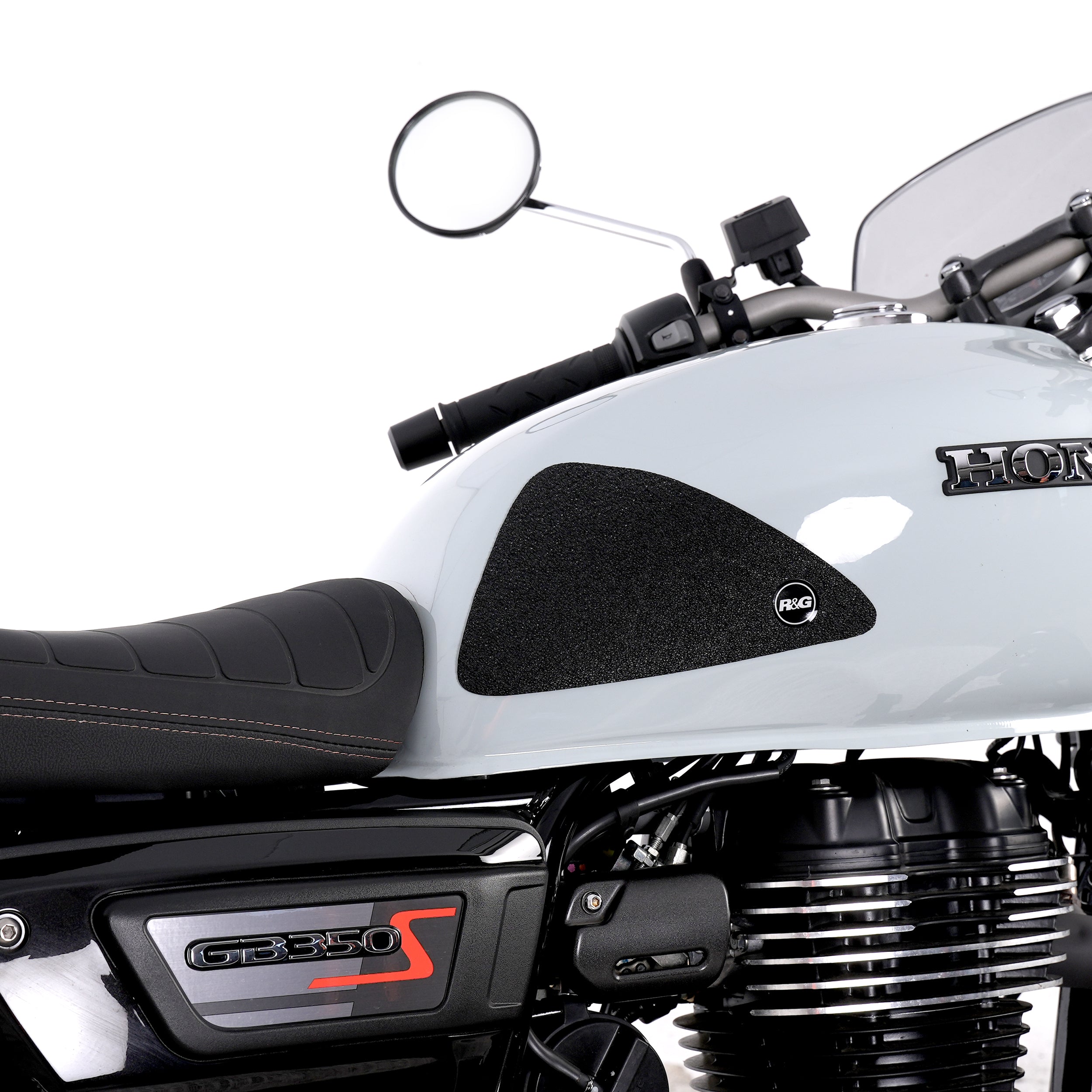 R&G Tank Traction Grips for Honda GB350S '25- ( 2 Piece Grip Kit)
