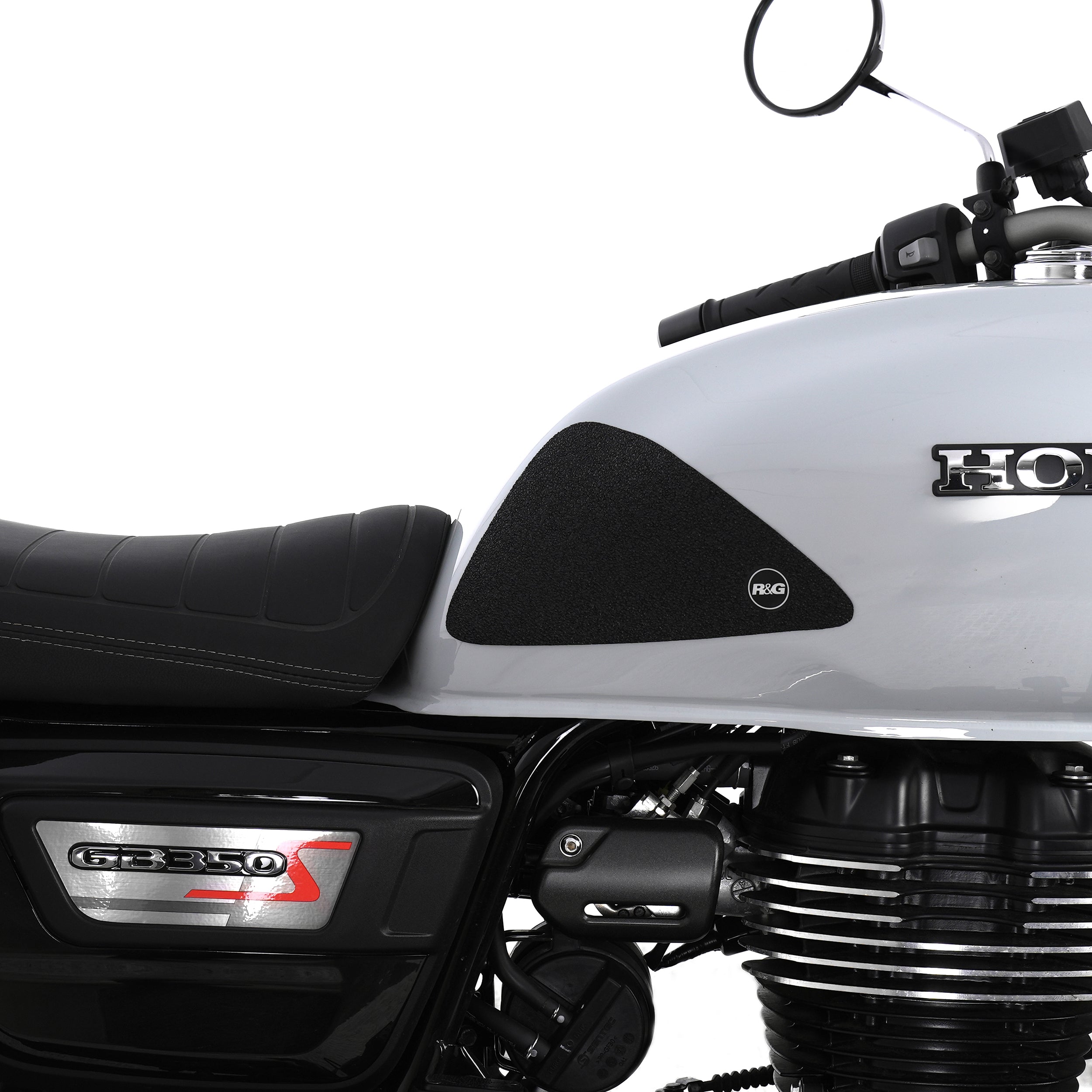 R&G Tank Traction Grips for Honda GB350S '25- ( 2 Piece Grip Kit)