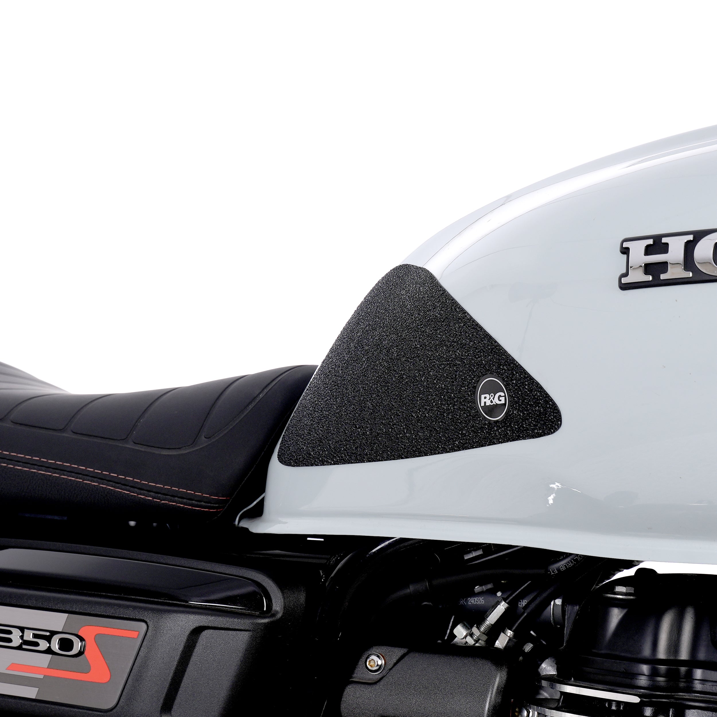 R&G Tank Traction Grips for Honda GB350S '25- ( 2 Piece Grip Kit)