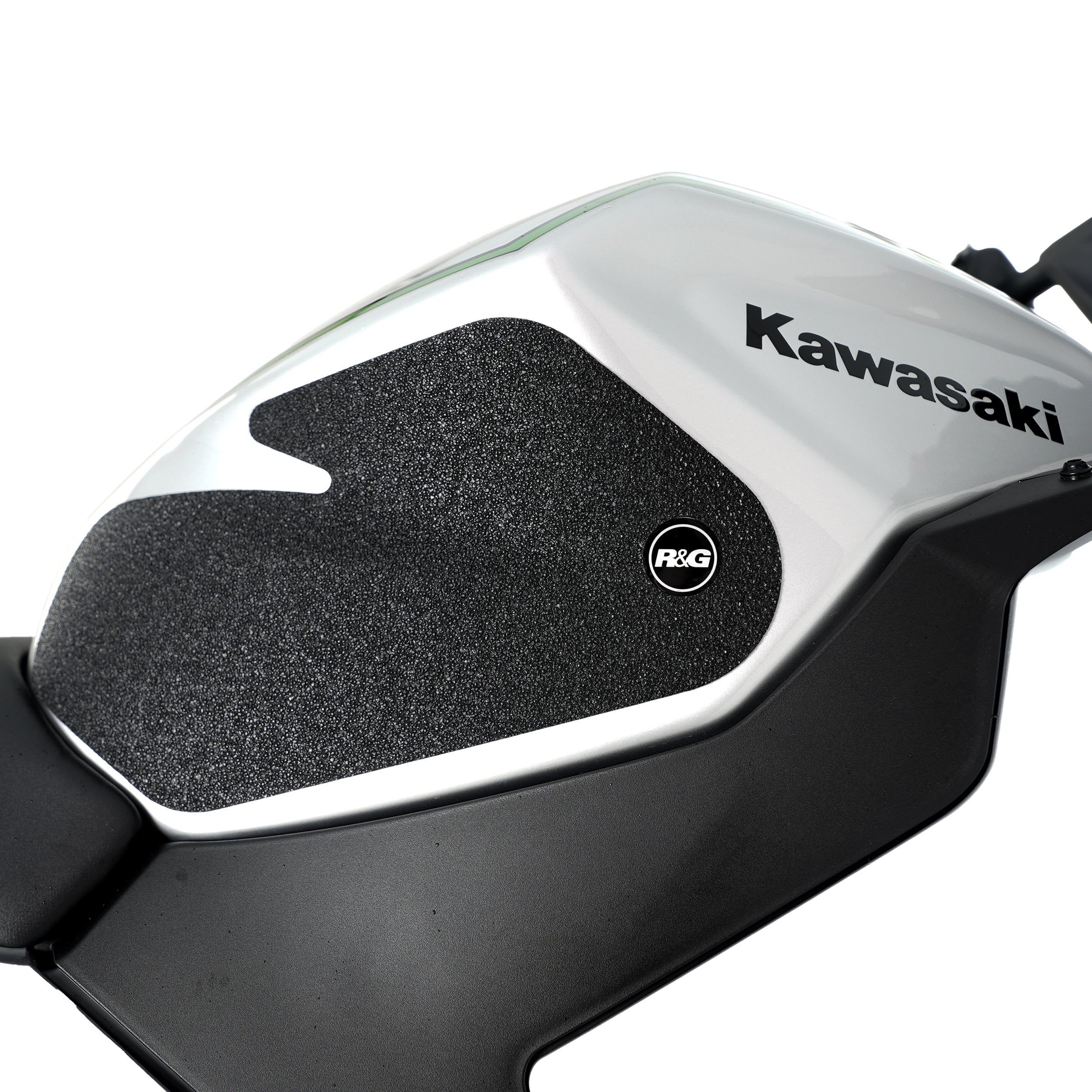R&G Tank Traction Grips for Kawasaki  Ninja 7 Hybrid HEV / Z 7 Hybrid HEV  '24-, Ninja 250/400 '18- & Z400/ Z250 '19-, Z500 (Ninja) '24-