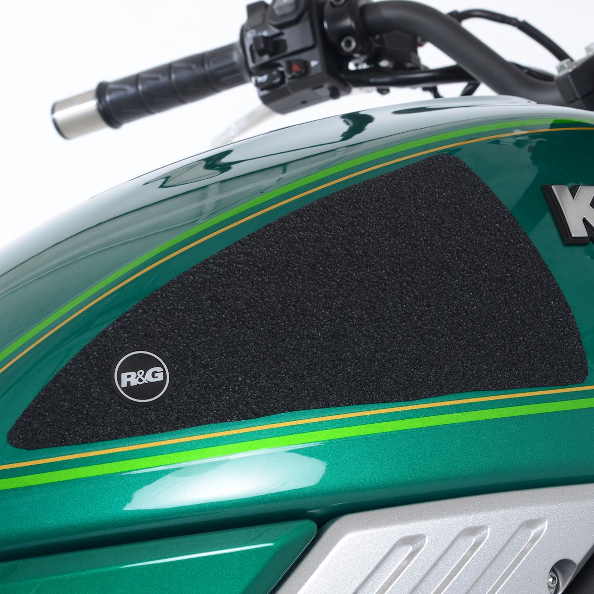 R&G Tank Traction Grip for Kawasaki Z650RS '21- '24 (2-piece kit)