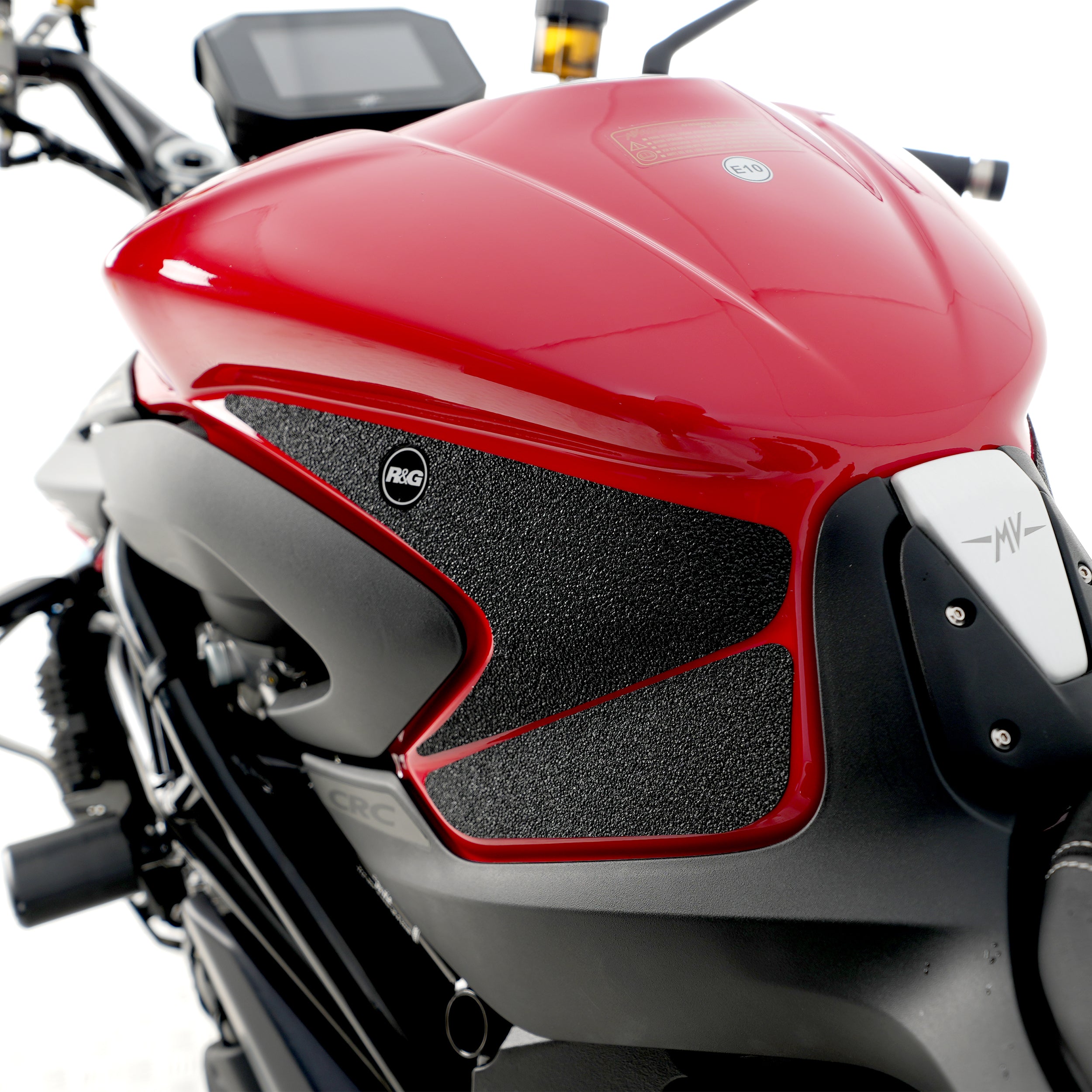 R&G Tank Traction Grips for MV Agusta Brutale 1000RR '20-25, Brutale 1000RS '24-25.