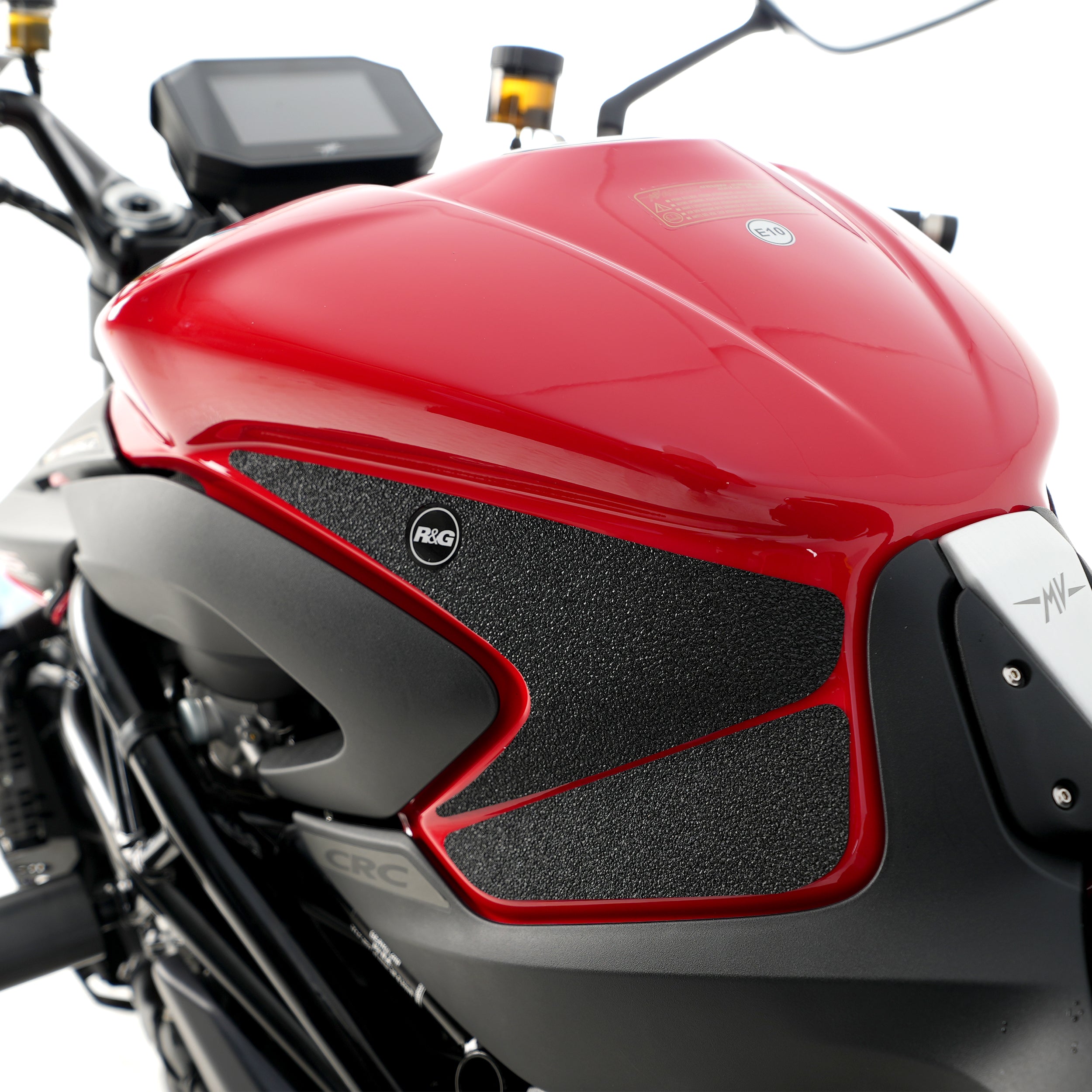 R&G Tank Traction Grips for MV Agusta Brutale 1000RR '20-25, Brutale 1000RS '24-25.