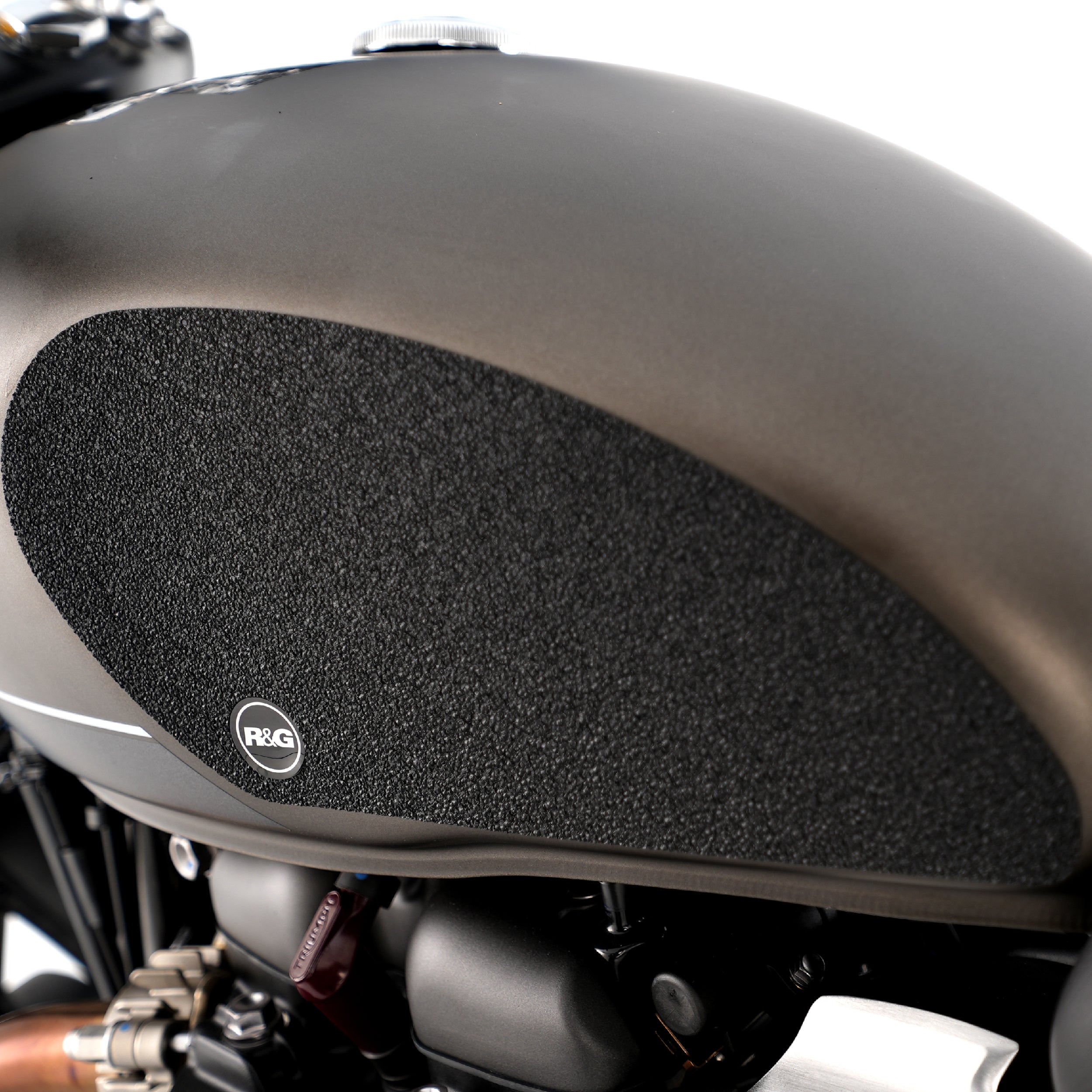 R&G Tank Traction Grips for Triumph Street Twin '16-, Scrambler 900 '23- & Speed Twin 900 '22- '24