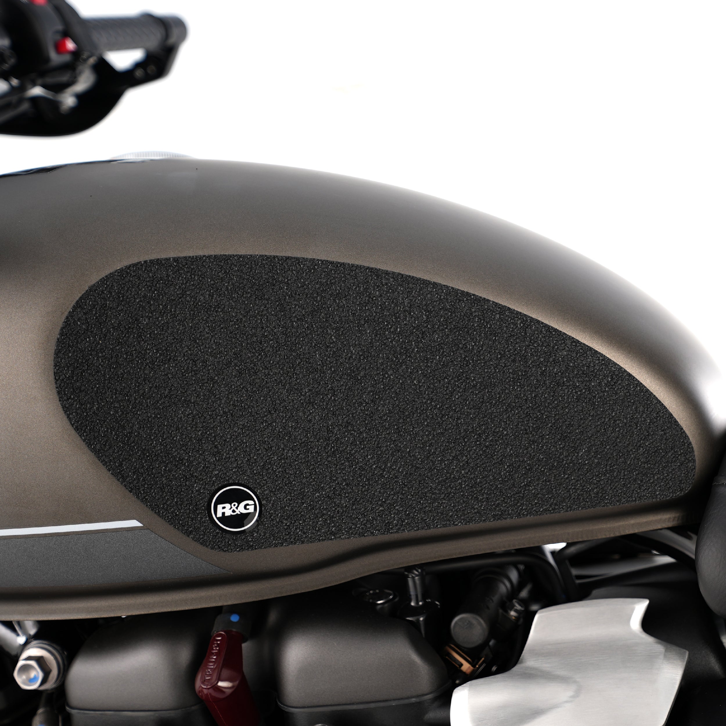 R&G Tank Traction Grips for Triumph Street Twin '16-, Scrambler 900 '23- & Speed Twin 900 '22- '24